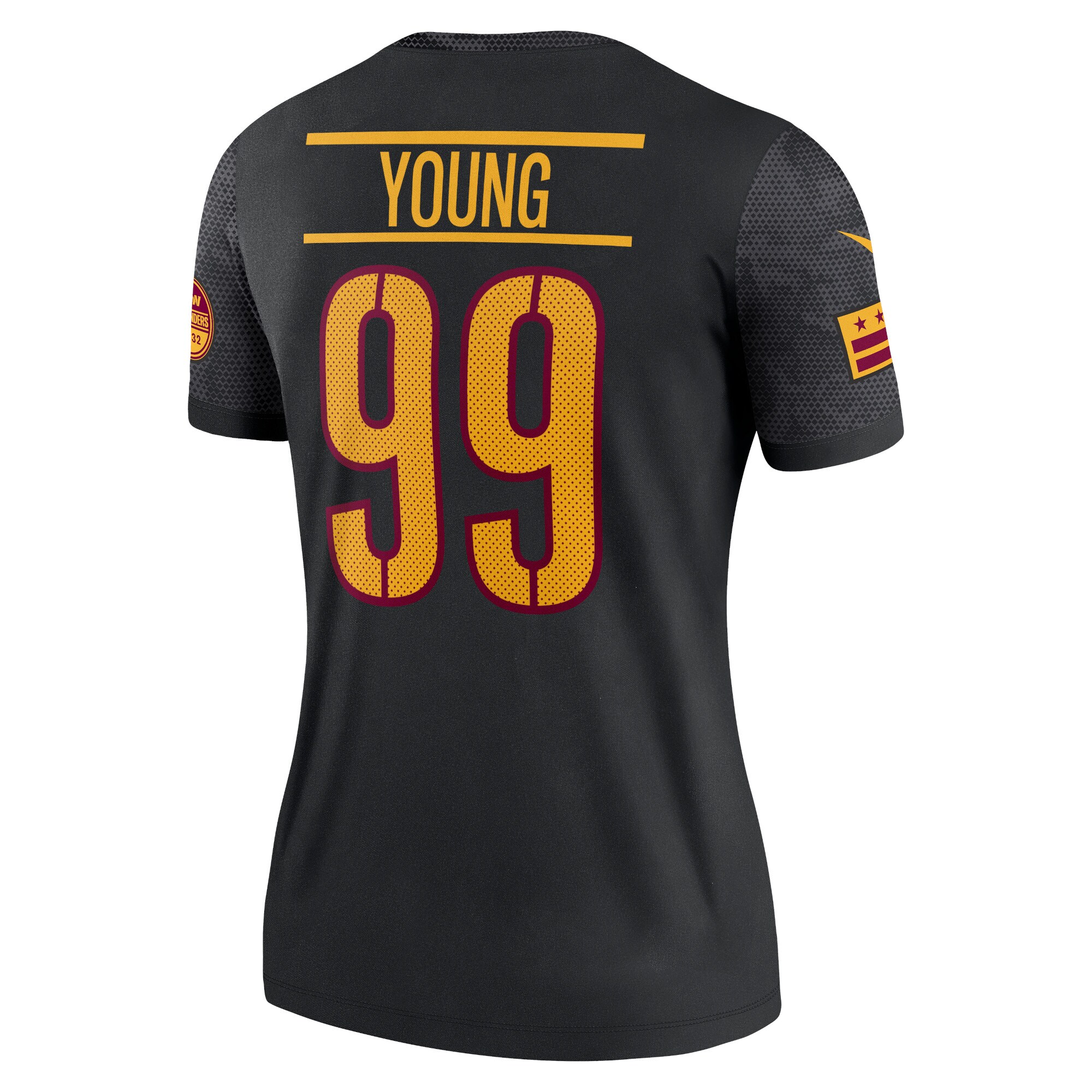 Washington Commanders Chase Young Black Alternate Legend Player Performance Top NFL Jersey Women's