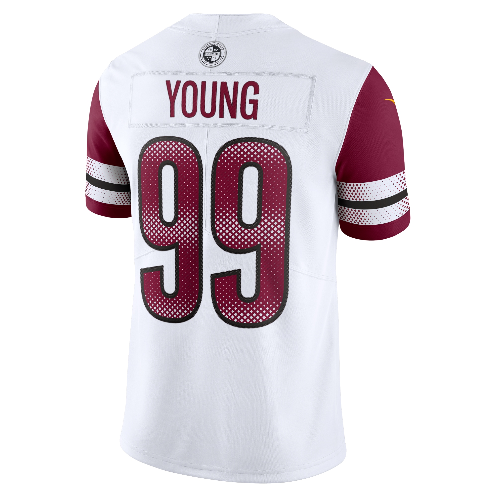 Washington Commanders Chase Young White Vapor Limited NFL Jersey Men's