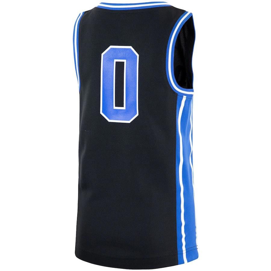 Duke Blue Devil Team Black #0 NCAA Jersey Youth