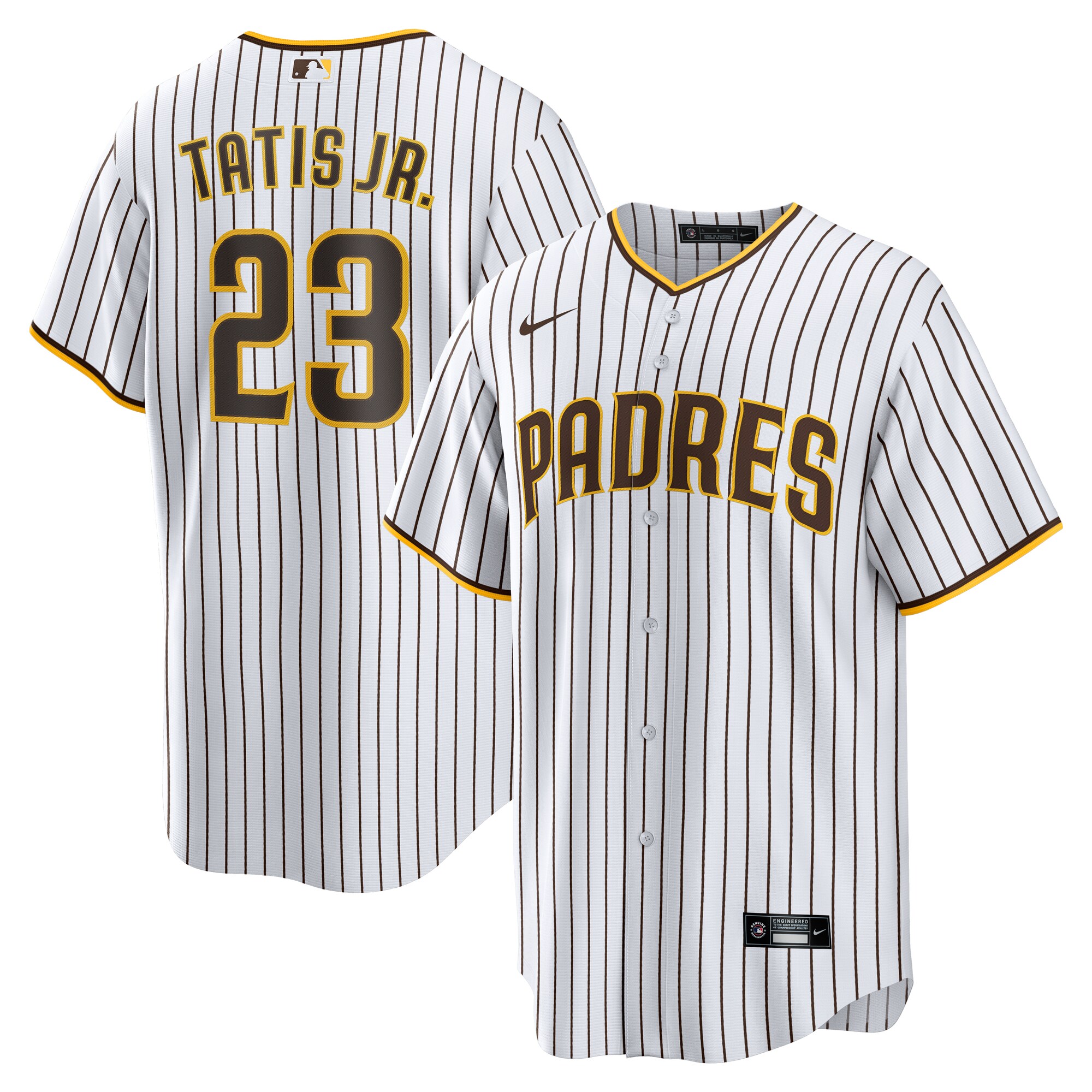 San Diego Padres Fernando Tatis Jr. White Home MLB Jersey Men's