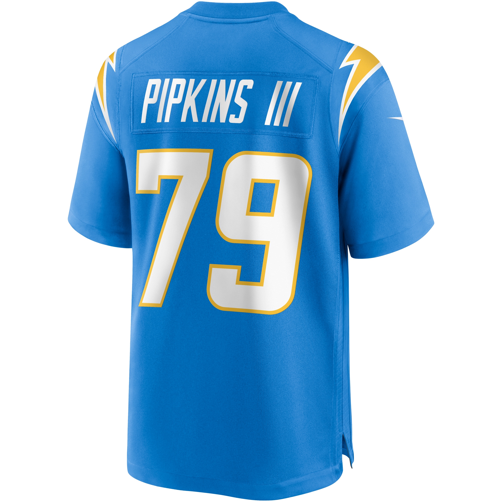 Los Angeles Chargers Trey Pipkins III Powder Blue Game NFL Jersey Men's