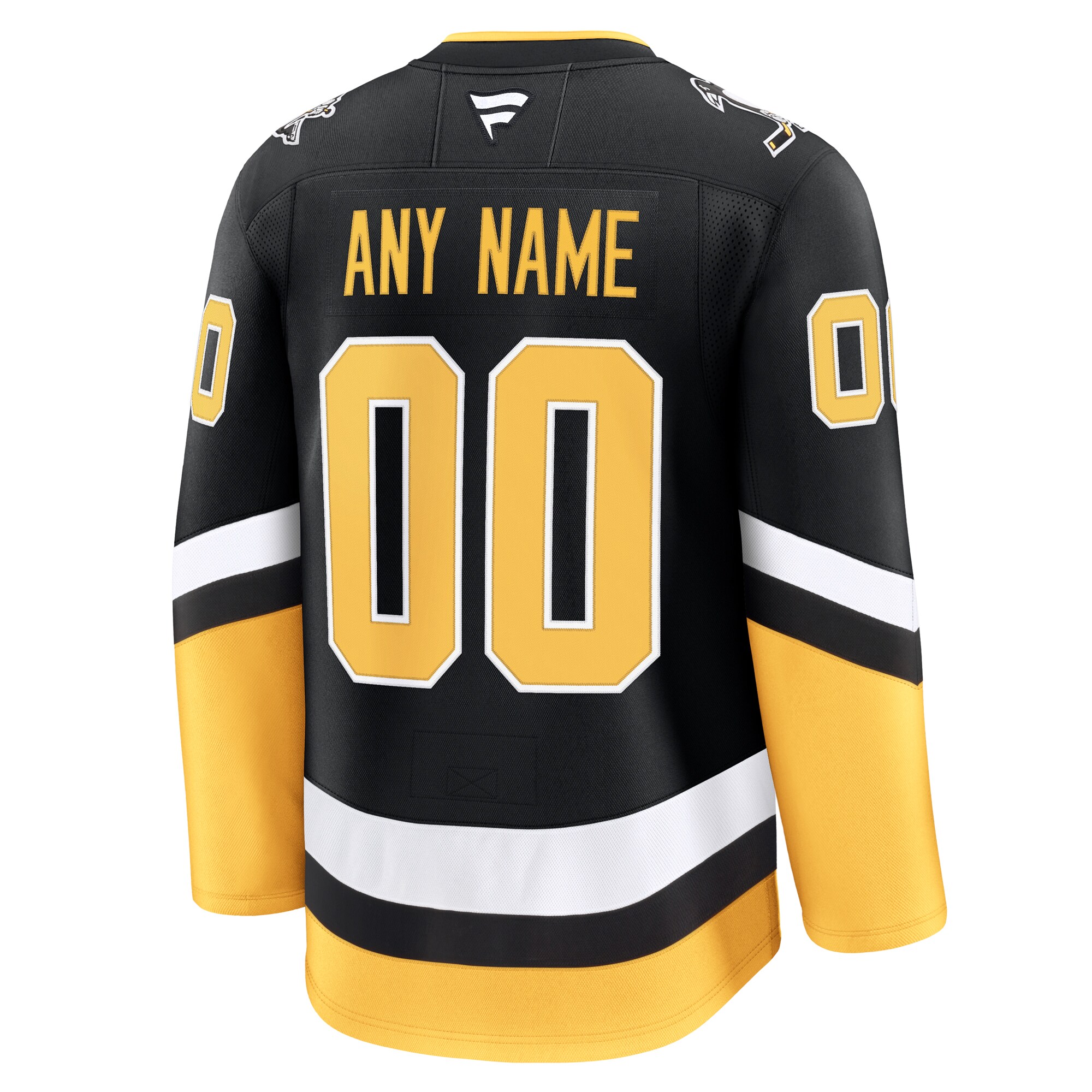 Pittsburgh Penguins Black Alternate Premium Custom NHL Jersey Men's