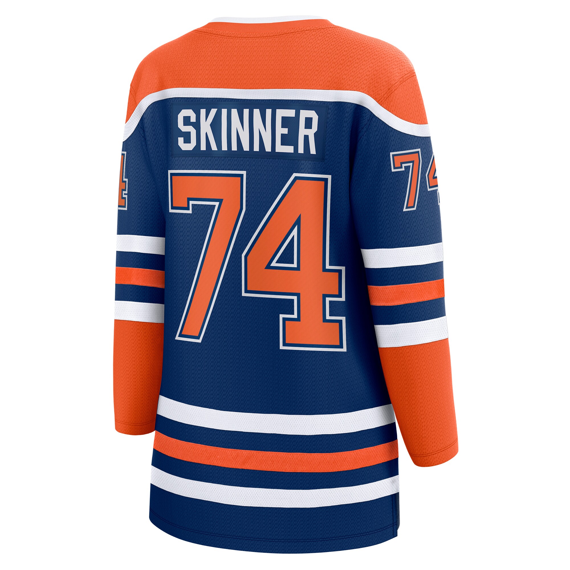 Edmonton Oilers Stuart Skinner Royal Home Breakaway Player NHL Jersey Women's