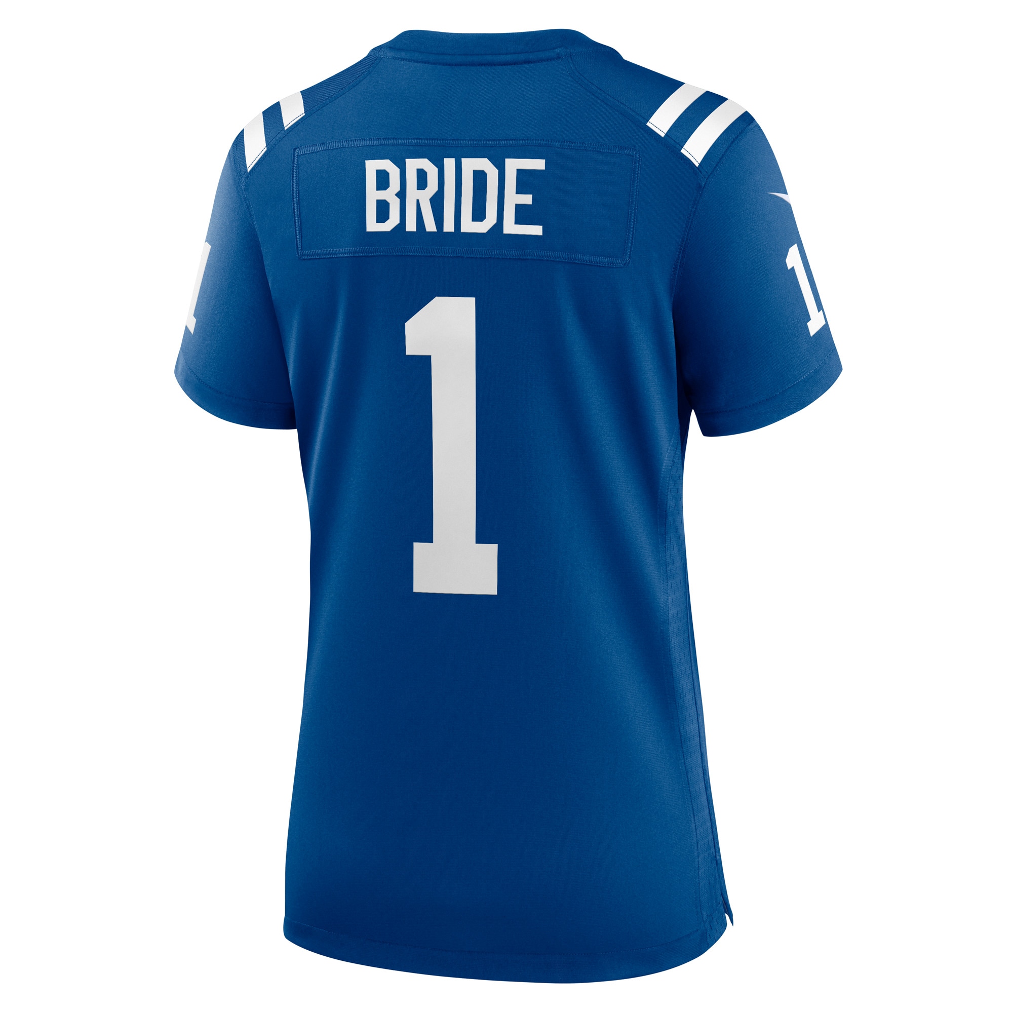 Indianapolis Colts Number 1 Bride Royal Game NFL Jersey Women's