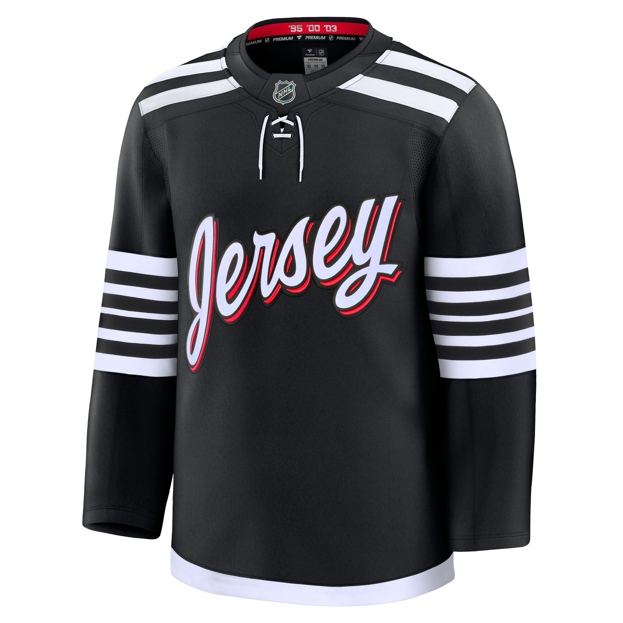 New Jersey Devils Black Alternate Premium NHL Jersey Men's