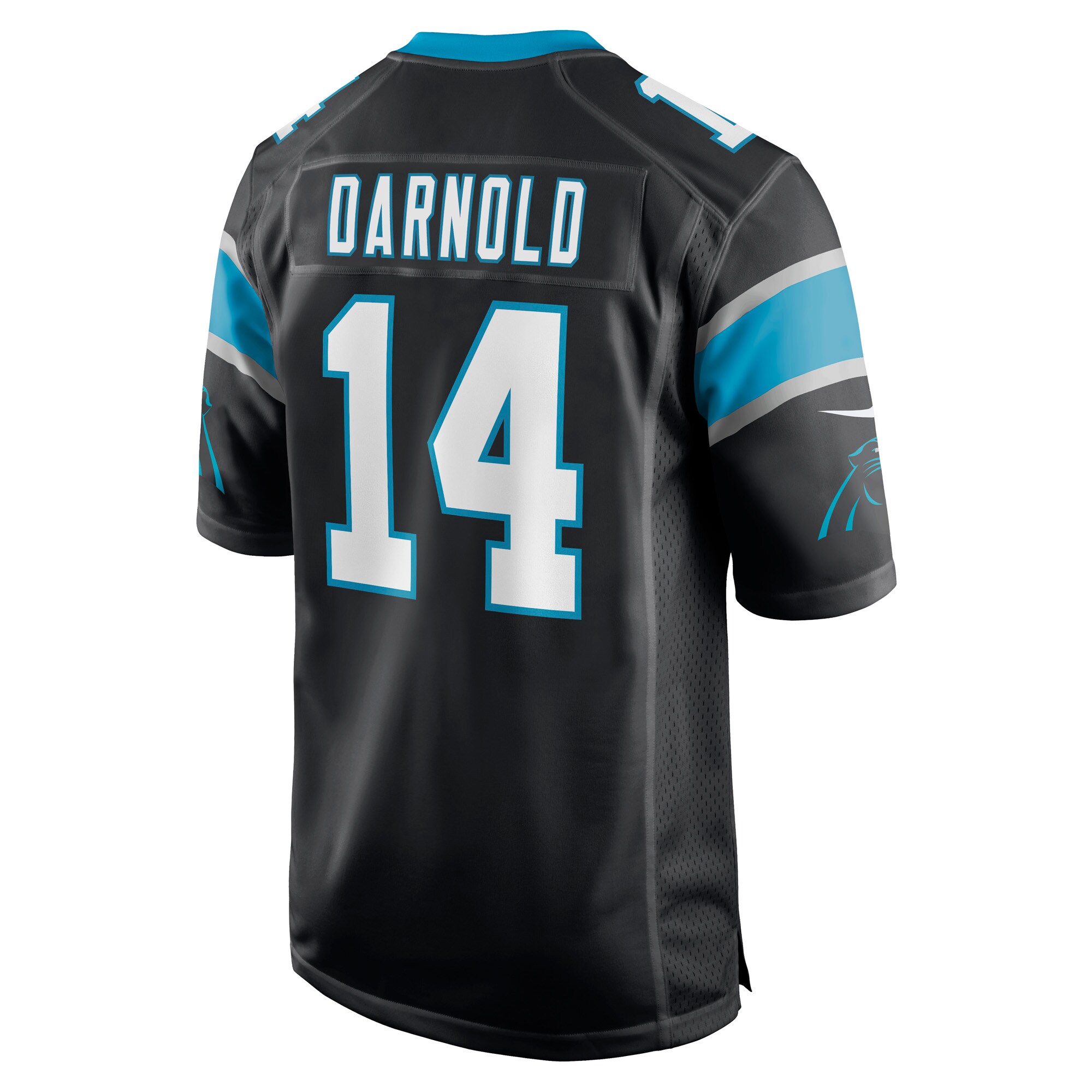 Carolina Panthers Sam Darnold Black Game Player NFL Jersey Men's