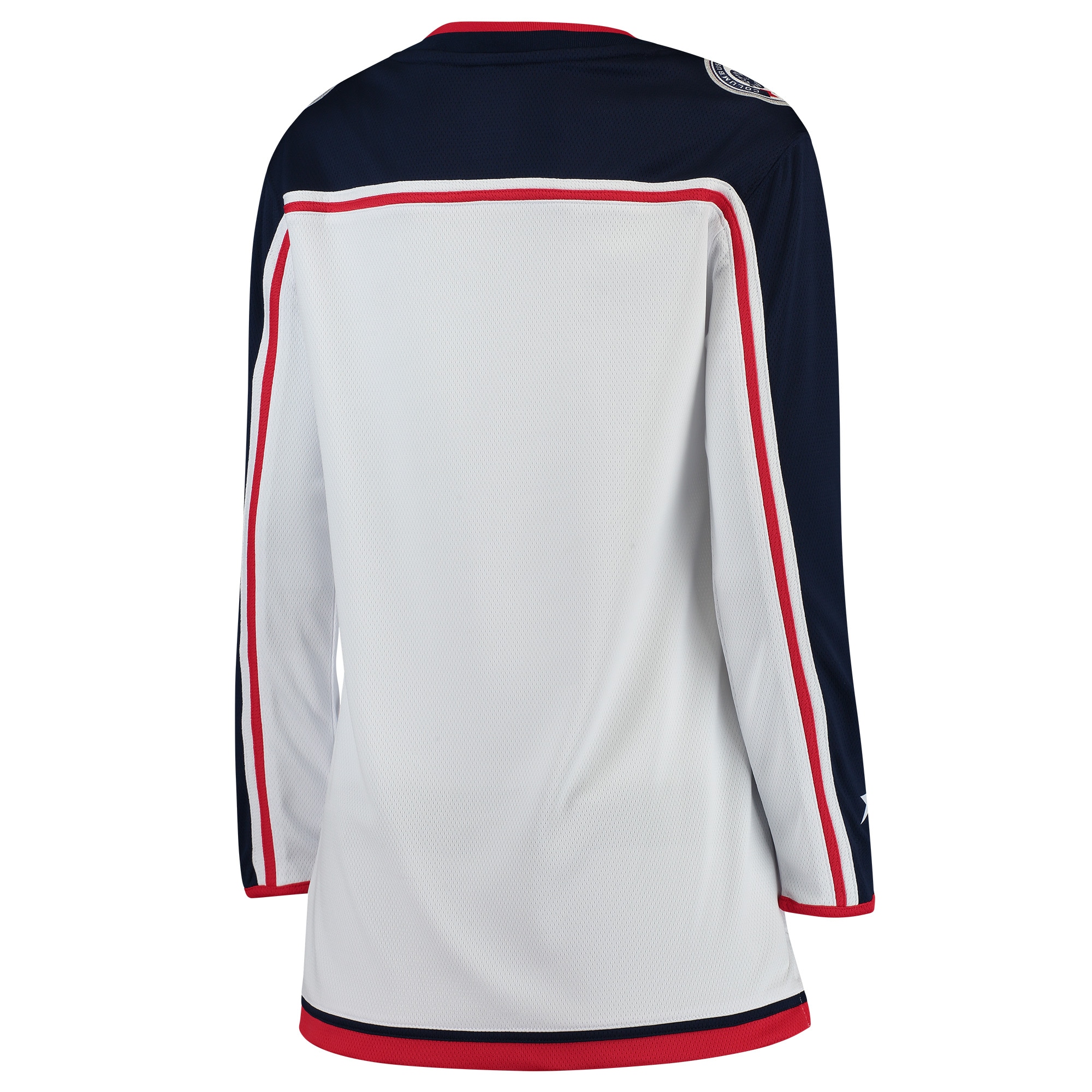 Columbus Blue Jackets White Away Breakaway NHL Jersey Women's