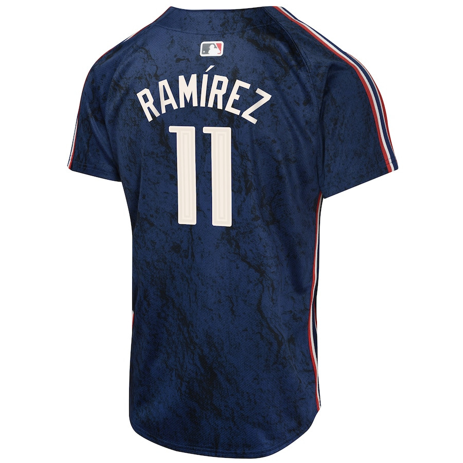 Jose Ramirez 11 Cleveland Guardians 2024 City Connect Limited Navy MLB Jersey Youth