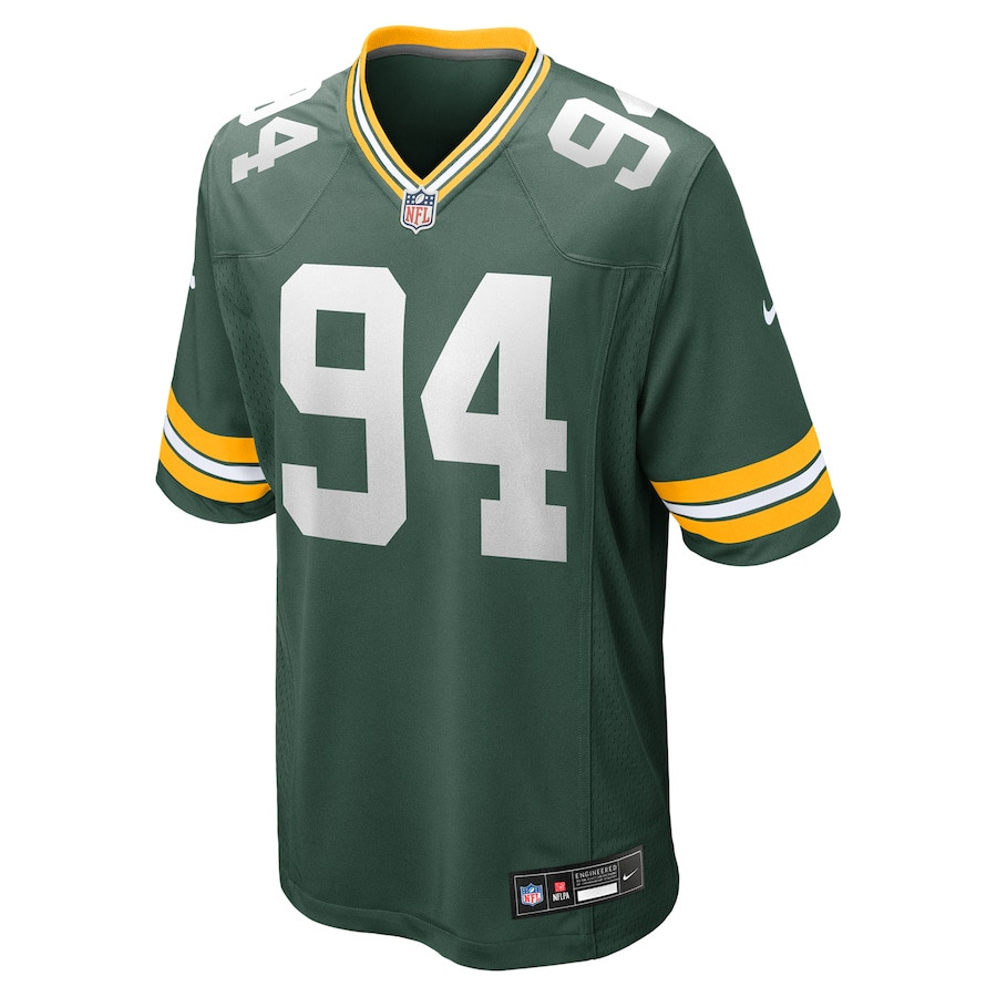 Karl Brooks 94 Green Bay Packers Game Green NFL Jersey Men's