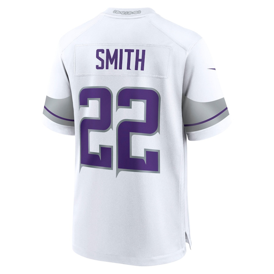 Harrison Smith 22 Minnesota Vikings Alternate Game White NFL Jersey Men's