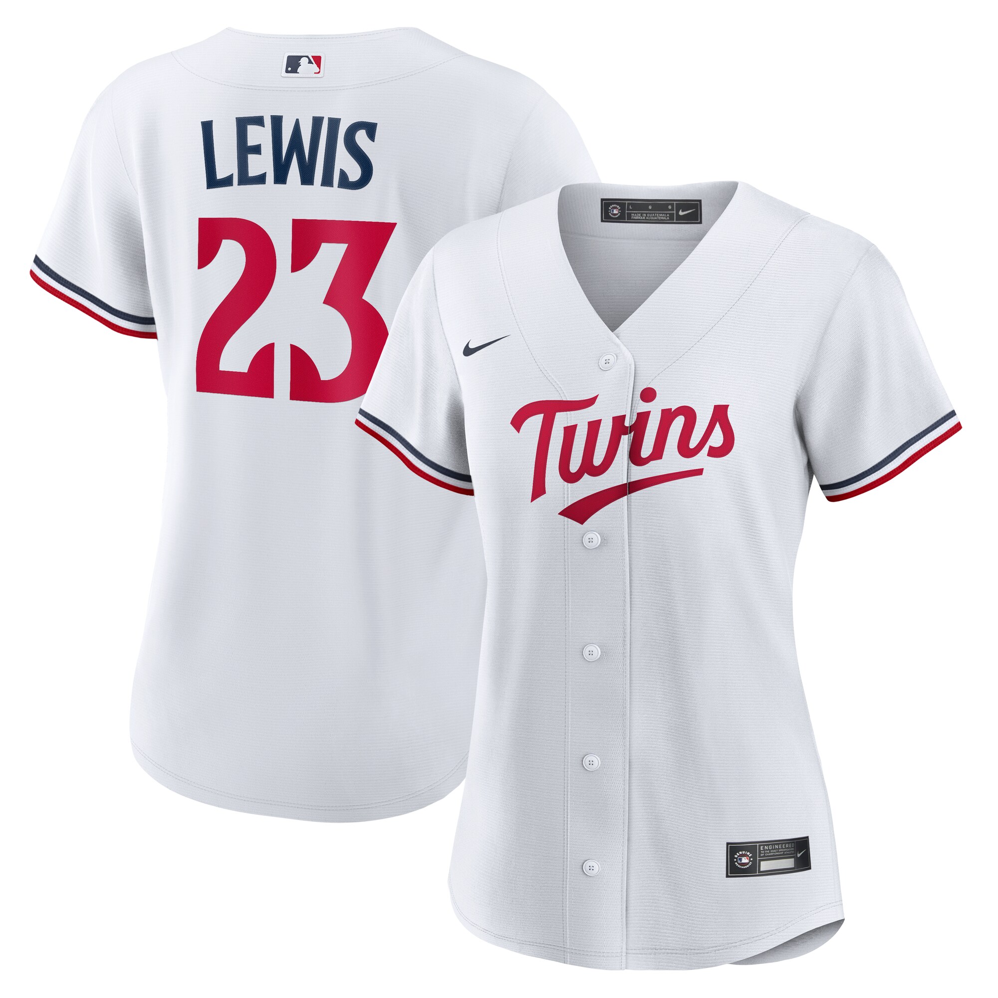 Minnesota Twins Royce Lewis White Home MLB Jersey Women's