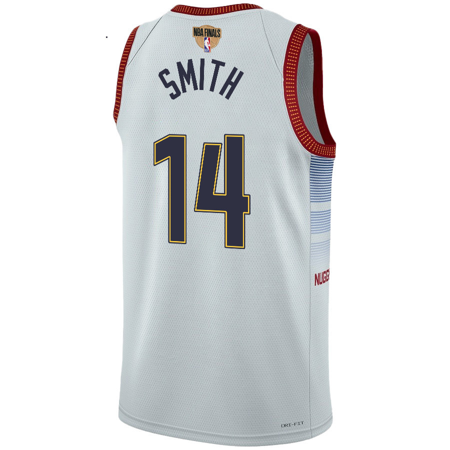 Ish Smith 14 Denver Nuggets Final Champions 2023 Swingma White NBA Jersey Youth