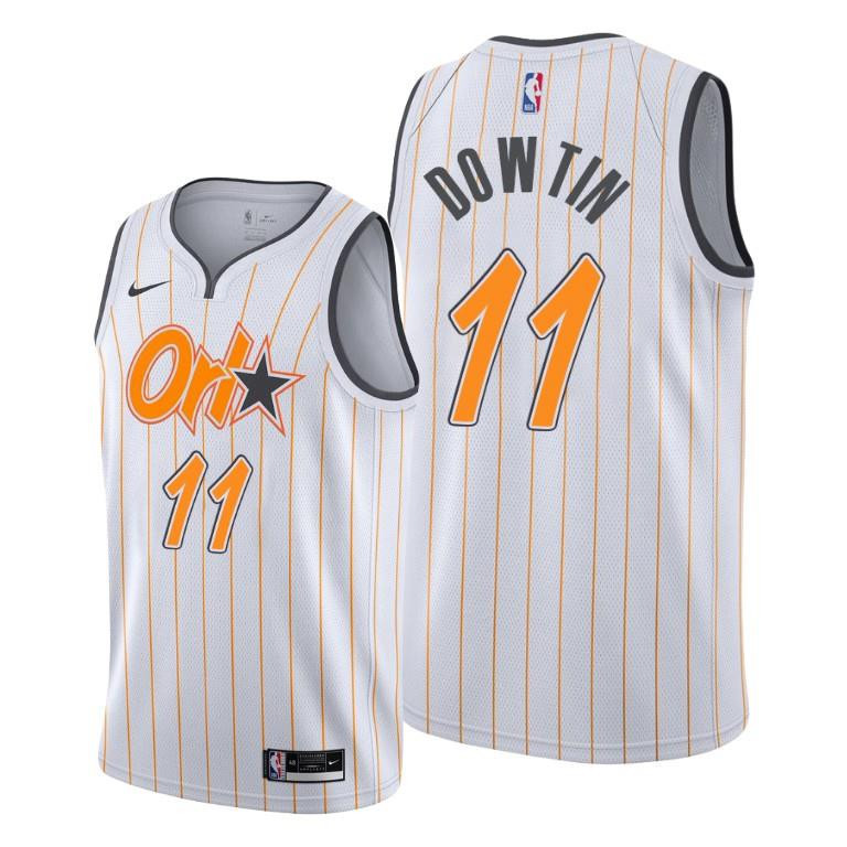 Jeff Dowtin 11 Orlando Magicc City Editio White NBA Jersey Men's