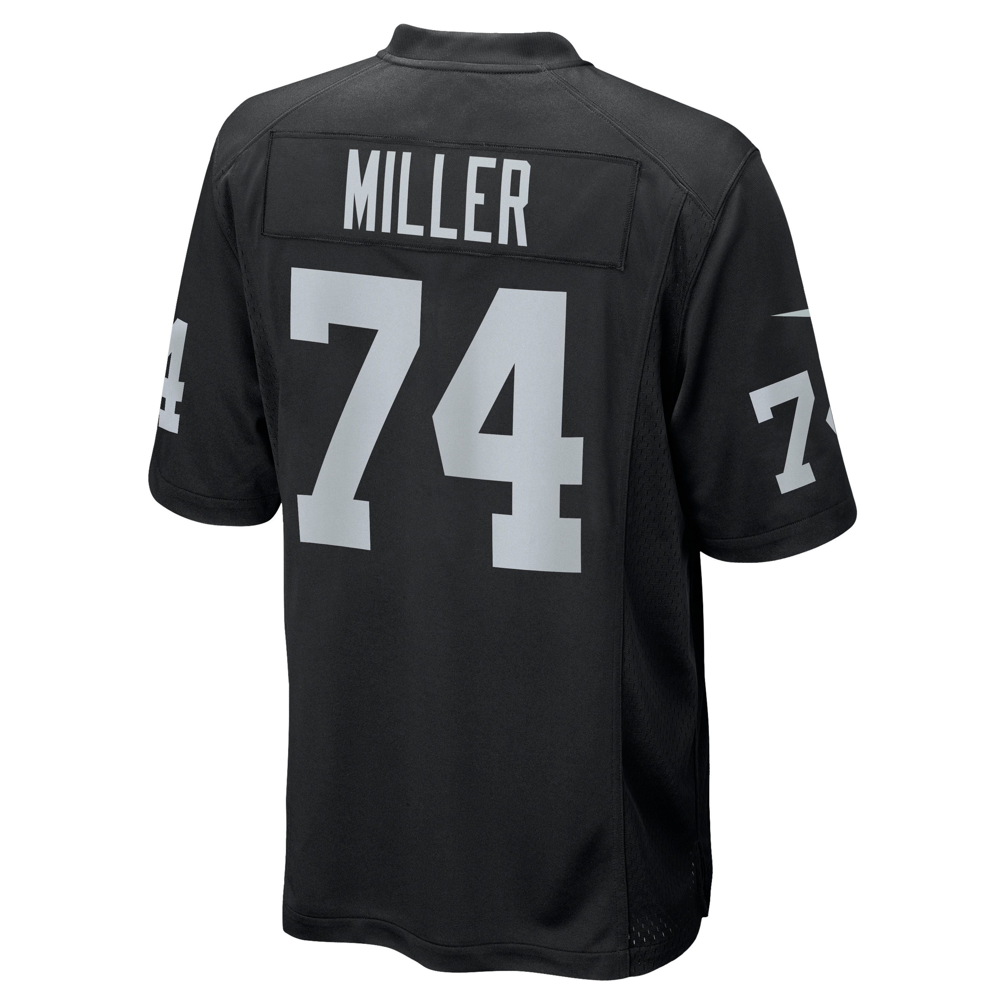 Las Vegas Raiders Kolton Miller Black Game NFL Jersey Men's