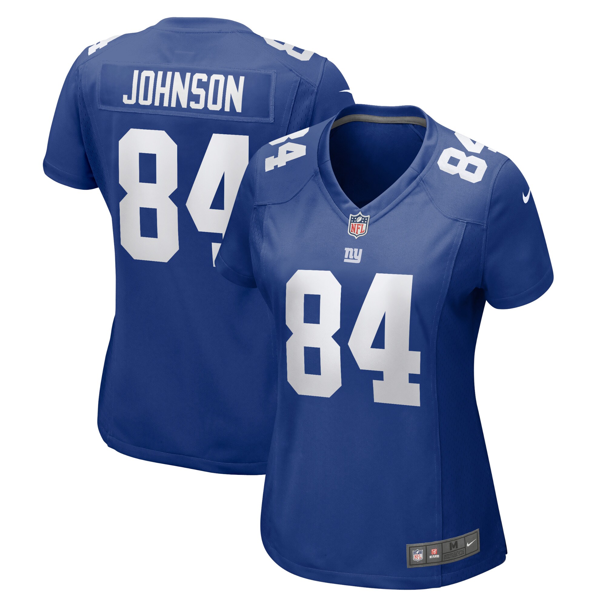 New York Giants Marcus Johnson Royal Home Game Player NFL Jersey Women's