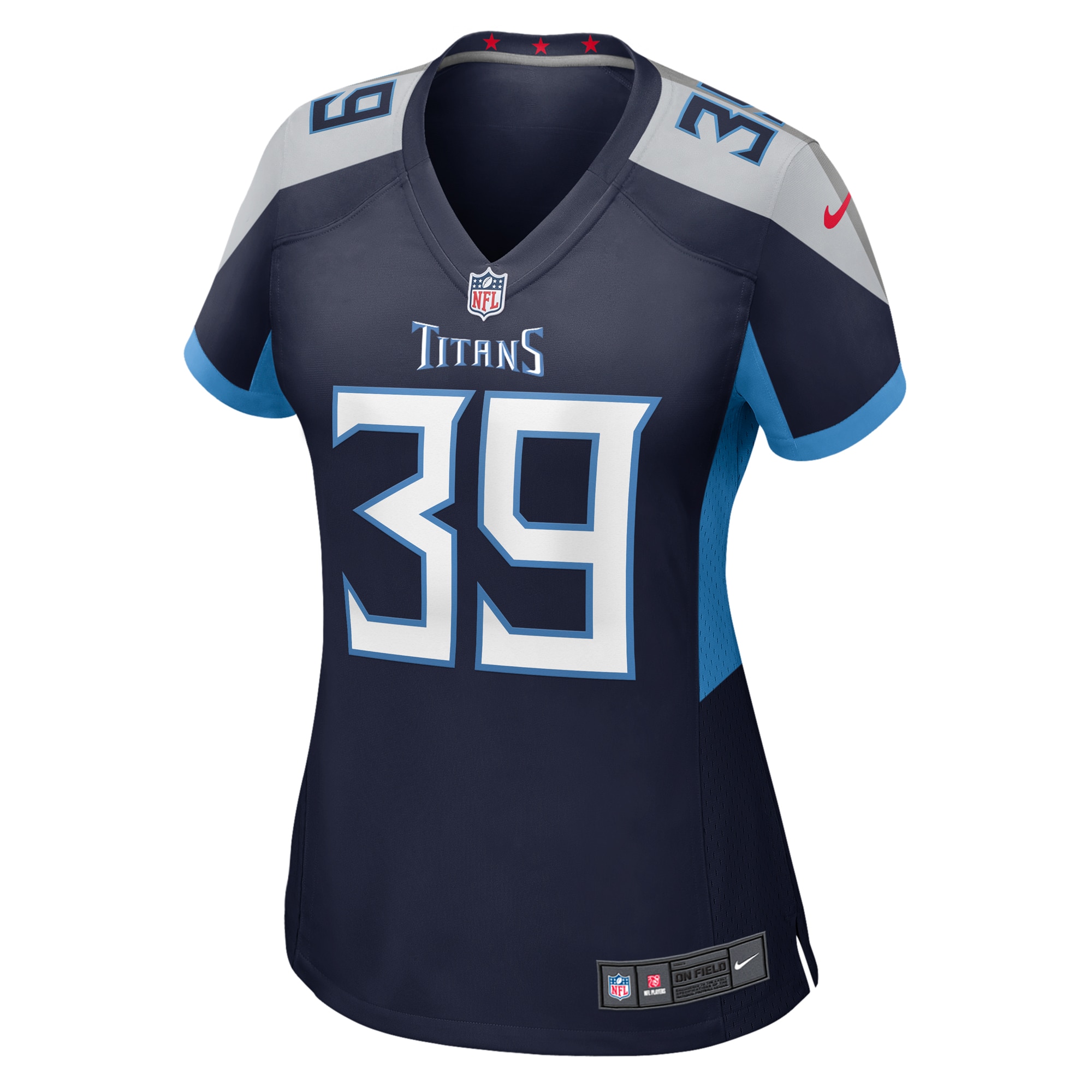 Tennessee Titans Darrell Baker Jr Navy Game NFL Jersey Women's
