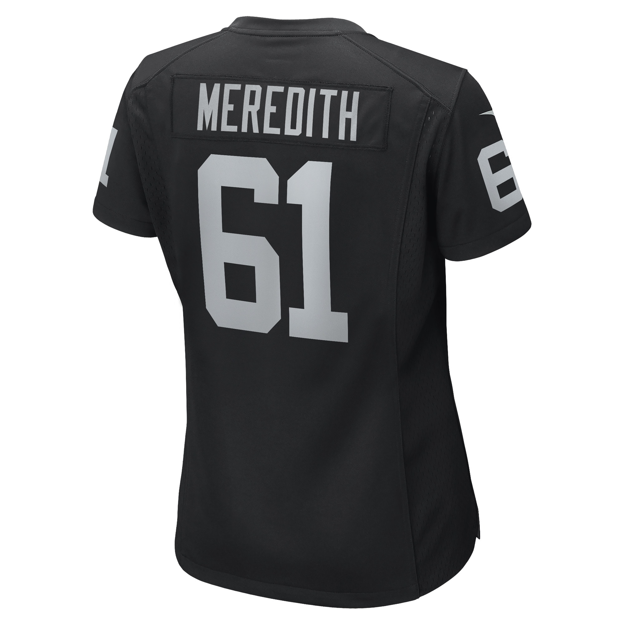 Las Vegas Raiders Meredith Black Game Player NFL Jersey Women's