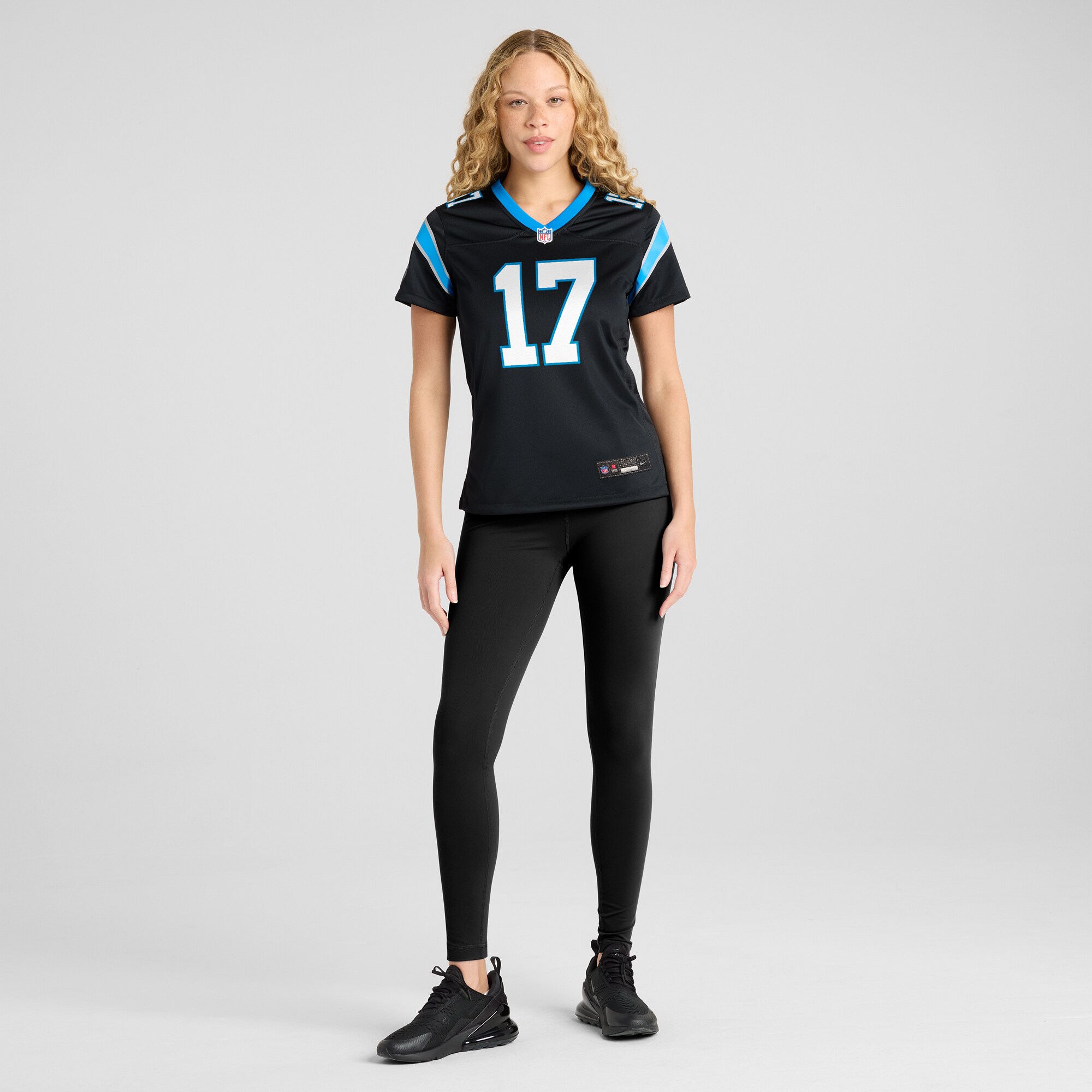 Carolina Panthers Xavier Legette Black Game NFL Jersey Women's