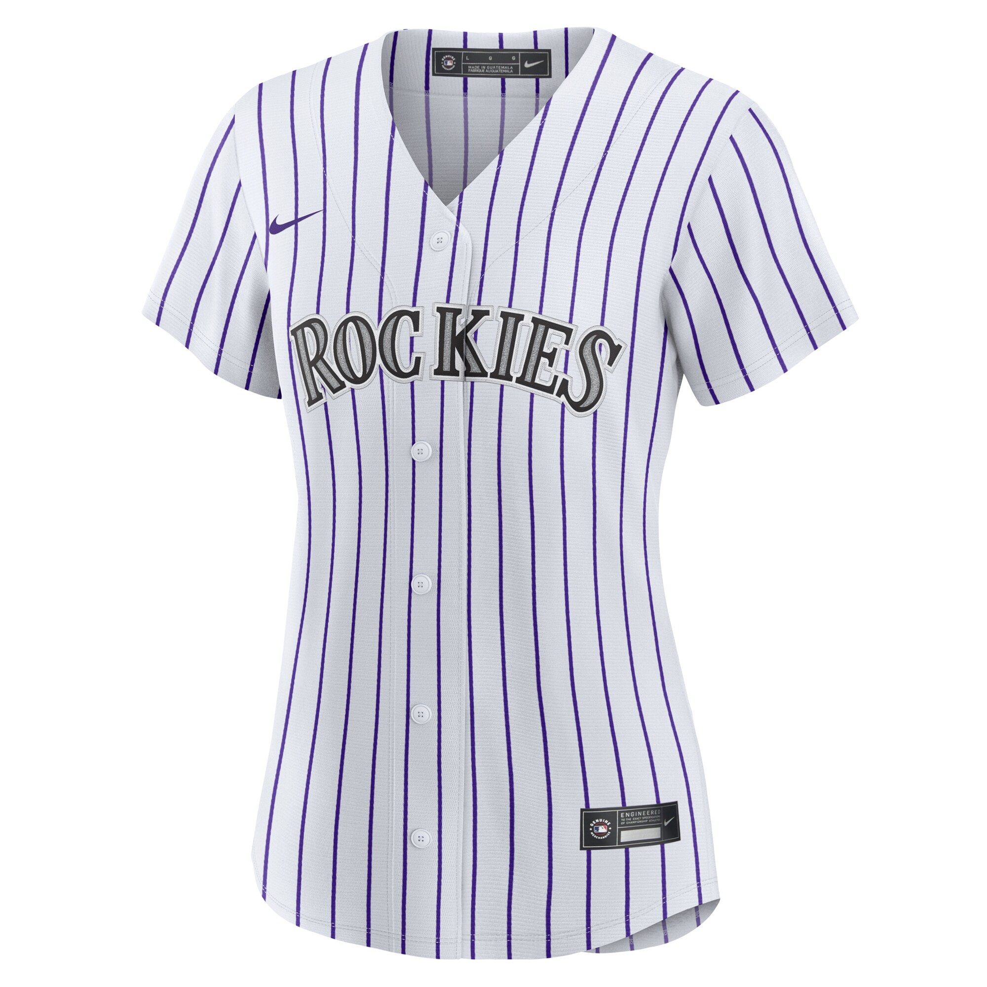 Colorado Rockies White #1 Mom Home MLB Jersey Women's