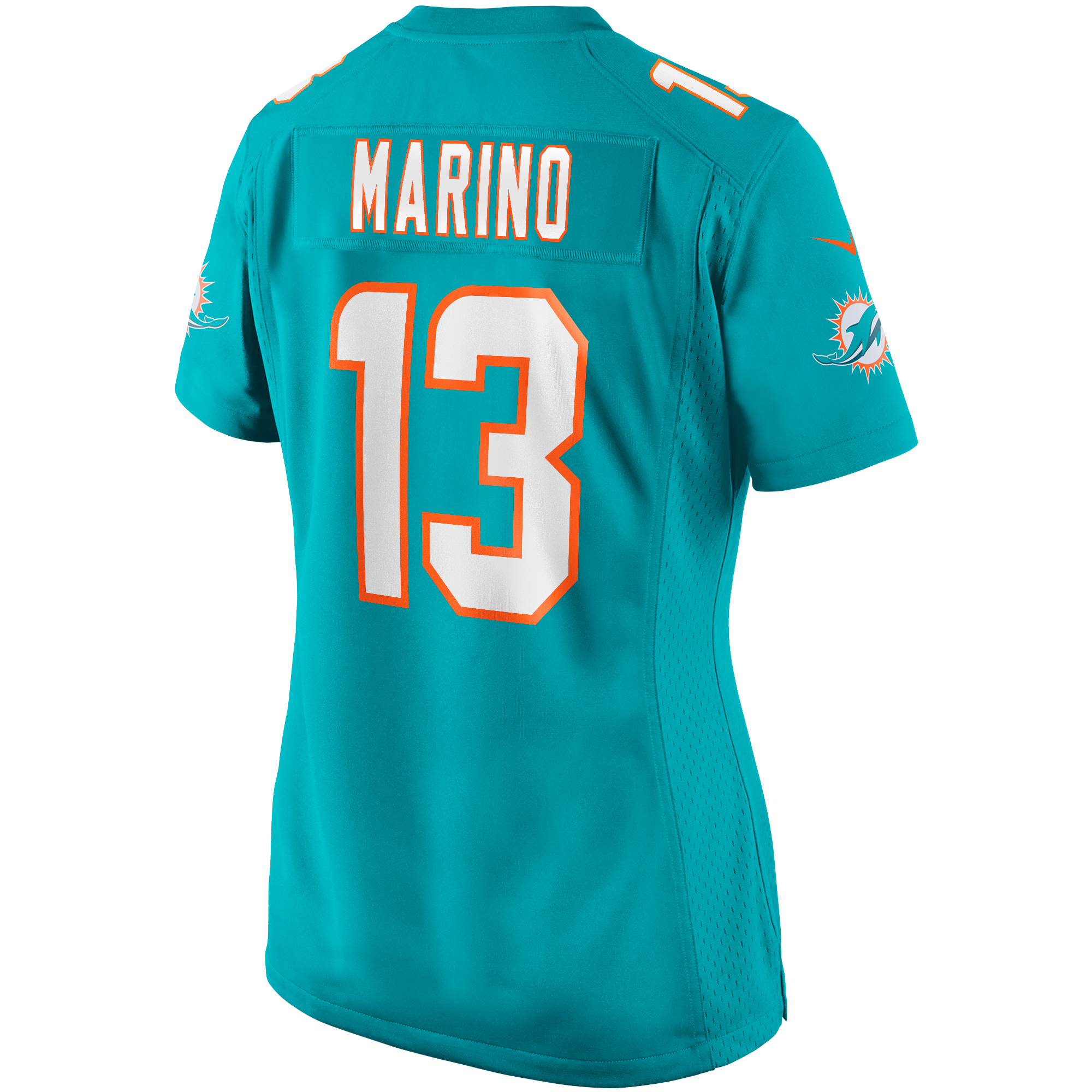 Miami Dolphins Dan Marino Aqua Game Retired Player NFL Jersey Women's
