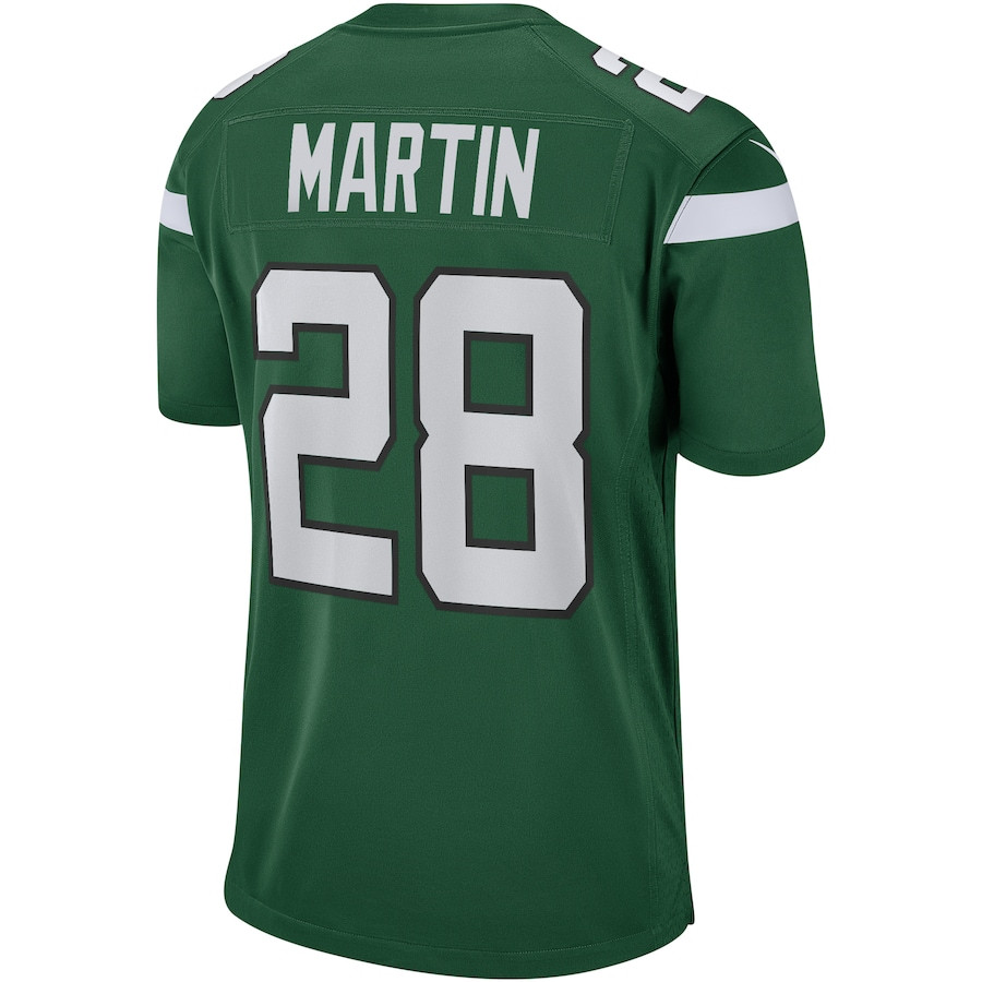 Curtis Martin 28 New York Jets Game Retired Gotham Green NFL Jersey Men's