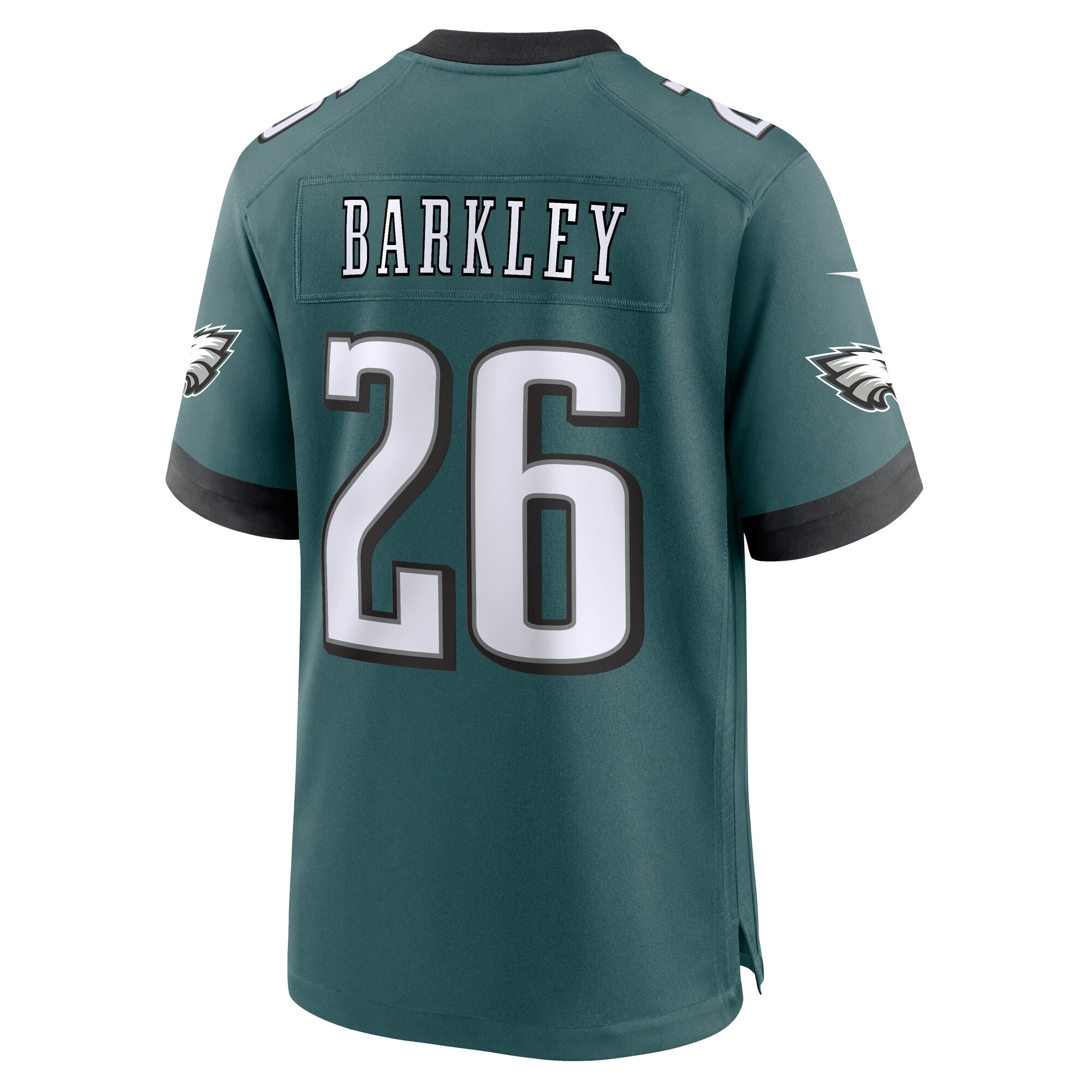 Philadelphia Eagles Saquon Barkley Midnight Green Super Bowl LIX Game Player NFL Jersey Men's