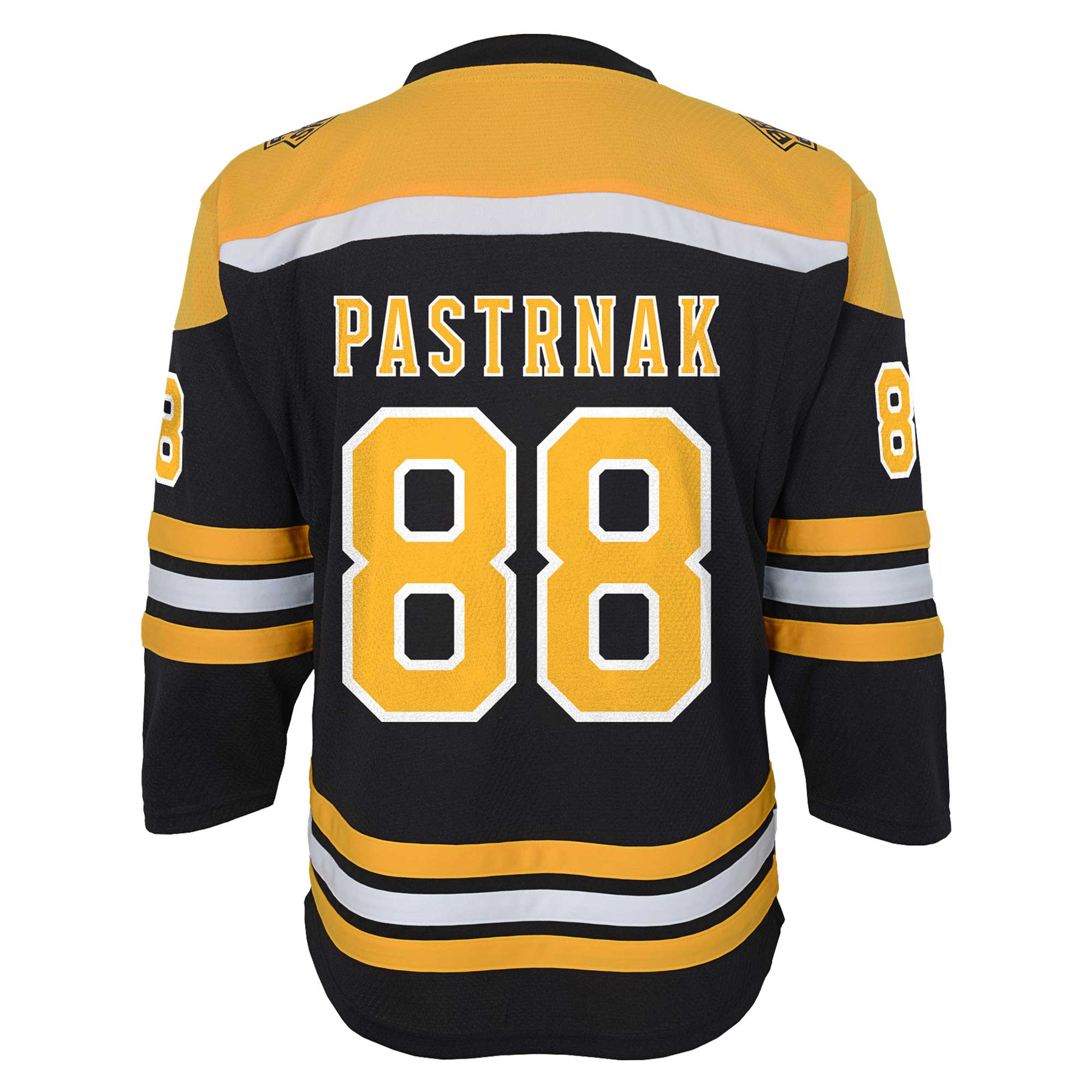 Boston Bruins David Pastrnak Black Home Player NHL Jersey Youth