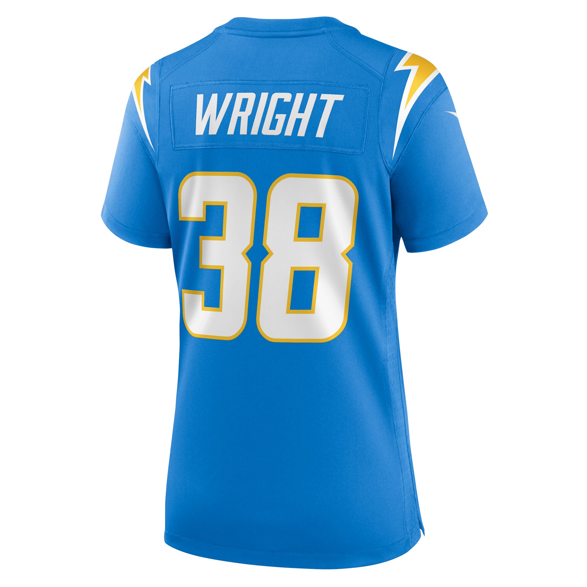 Los Angeles Chargers Milton Wright Powder Blue Game NFL Jersey Women's