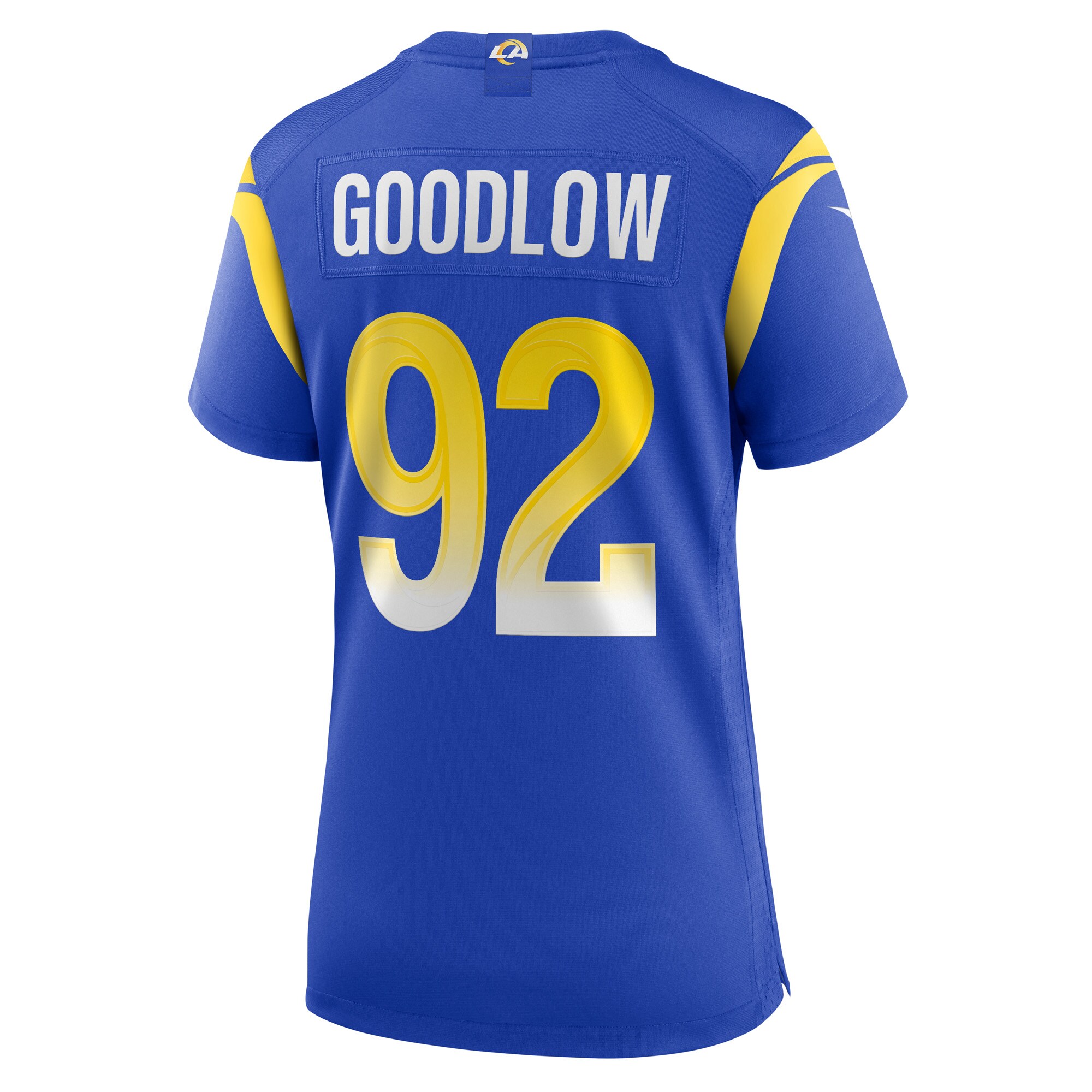 Los Angeles Rams Anthony Goodlow Royal Game NFL Jersey Women's
