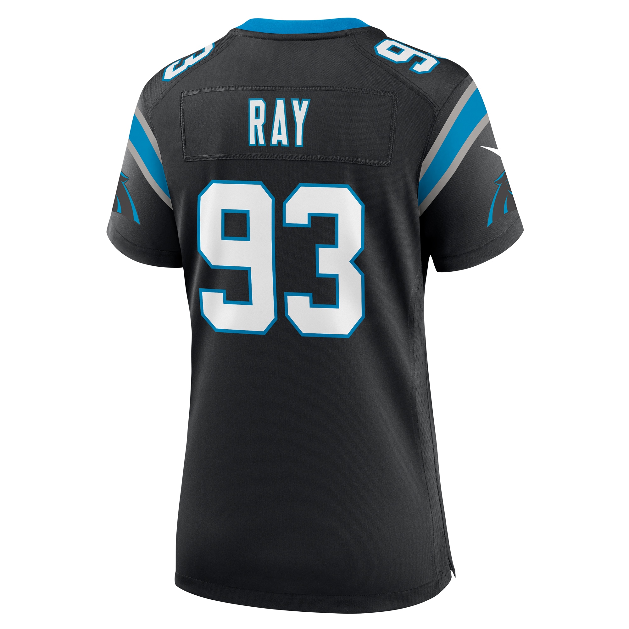 Carolina Panthers LaBryan Ray Black Team Game NFL Jersey Women's