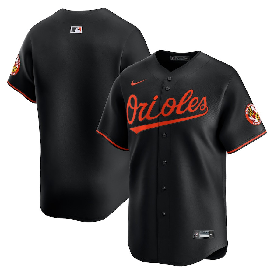 Baltimore Orioles Alternate Limited Black MLB Jersey Men's
