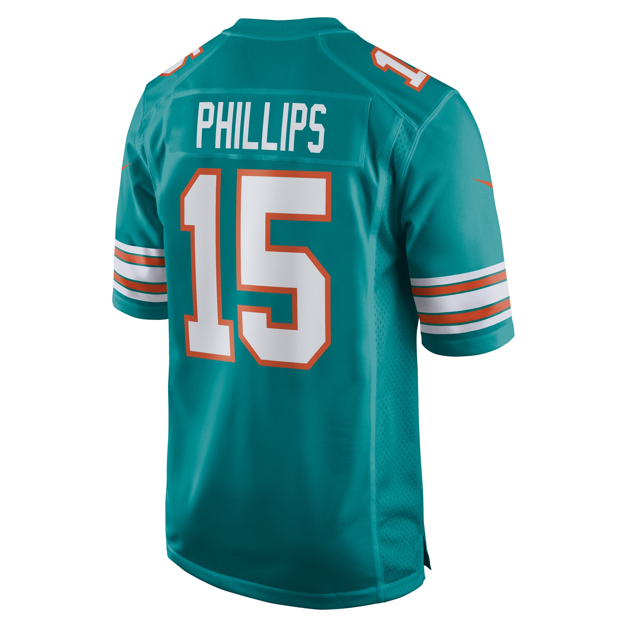 Miami Dolphins Jaelan Phillips Aqua Alternate Game NFL Jersey Men's