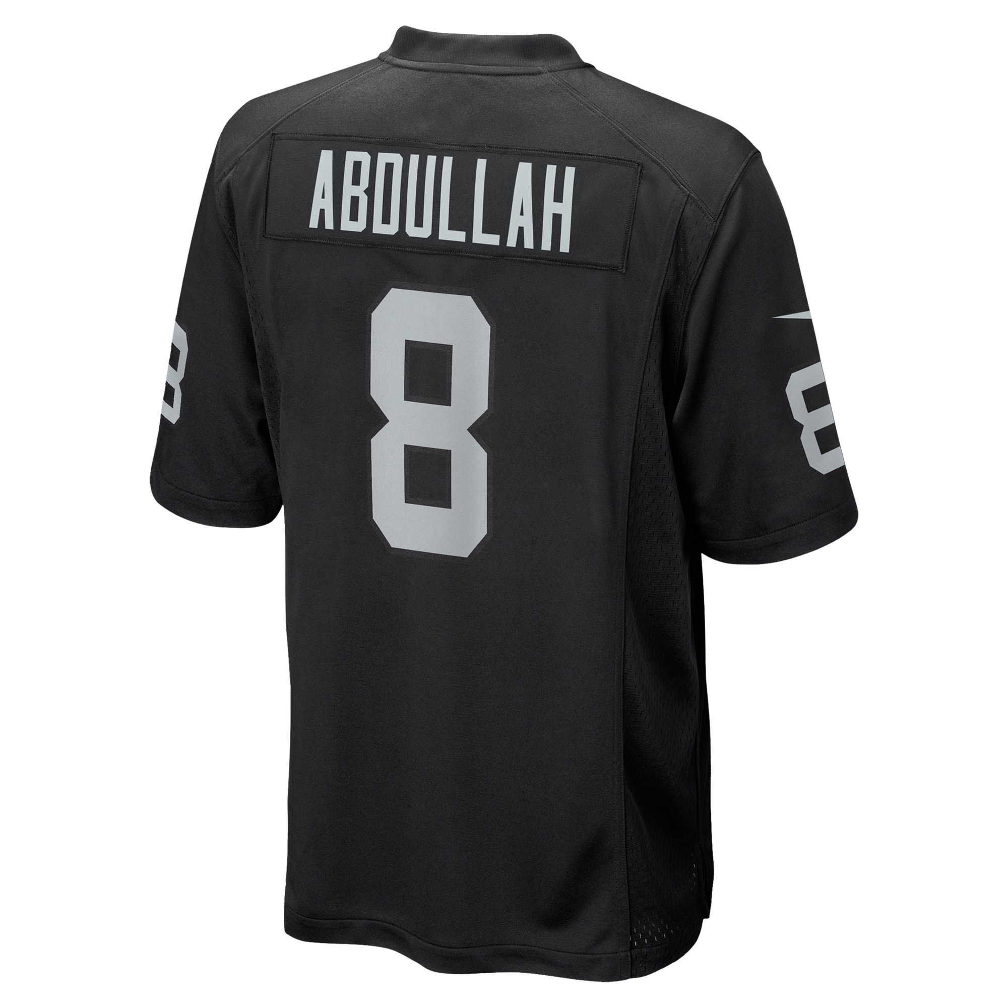 Las Vegas Raiders Ameer Abdullah Black Team Game NFL Jersey Men's