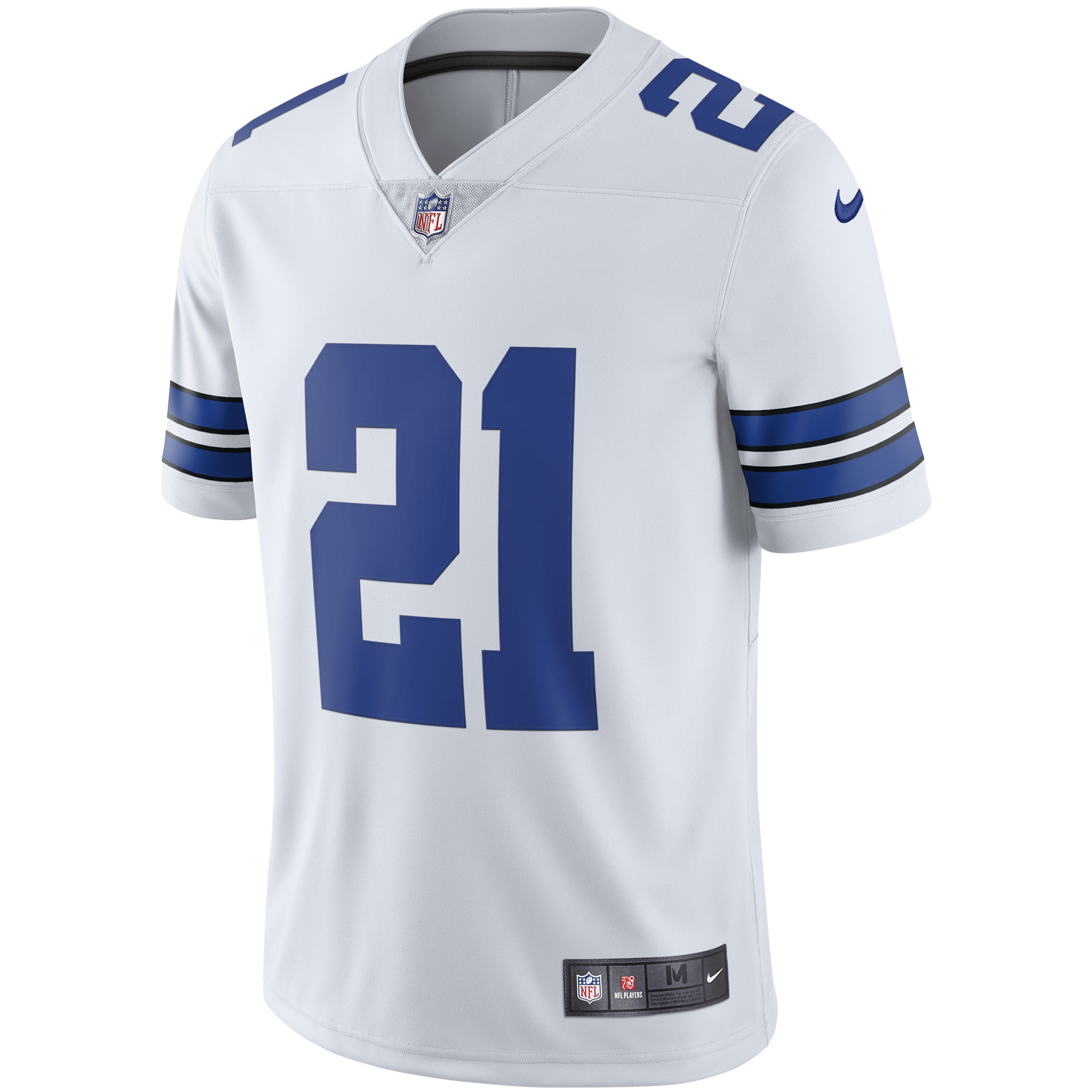 Dallas Cowboys Ezekiel Elliott White Vapor Limited Player NFL Jersey Men's