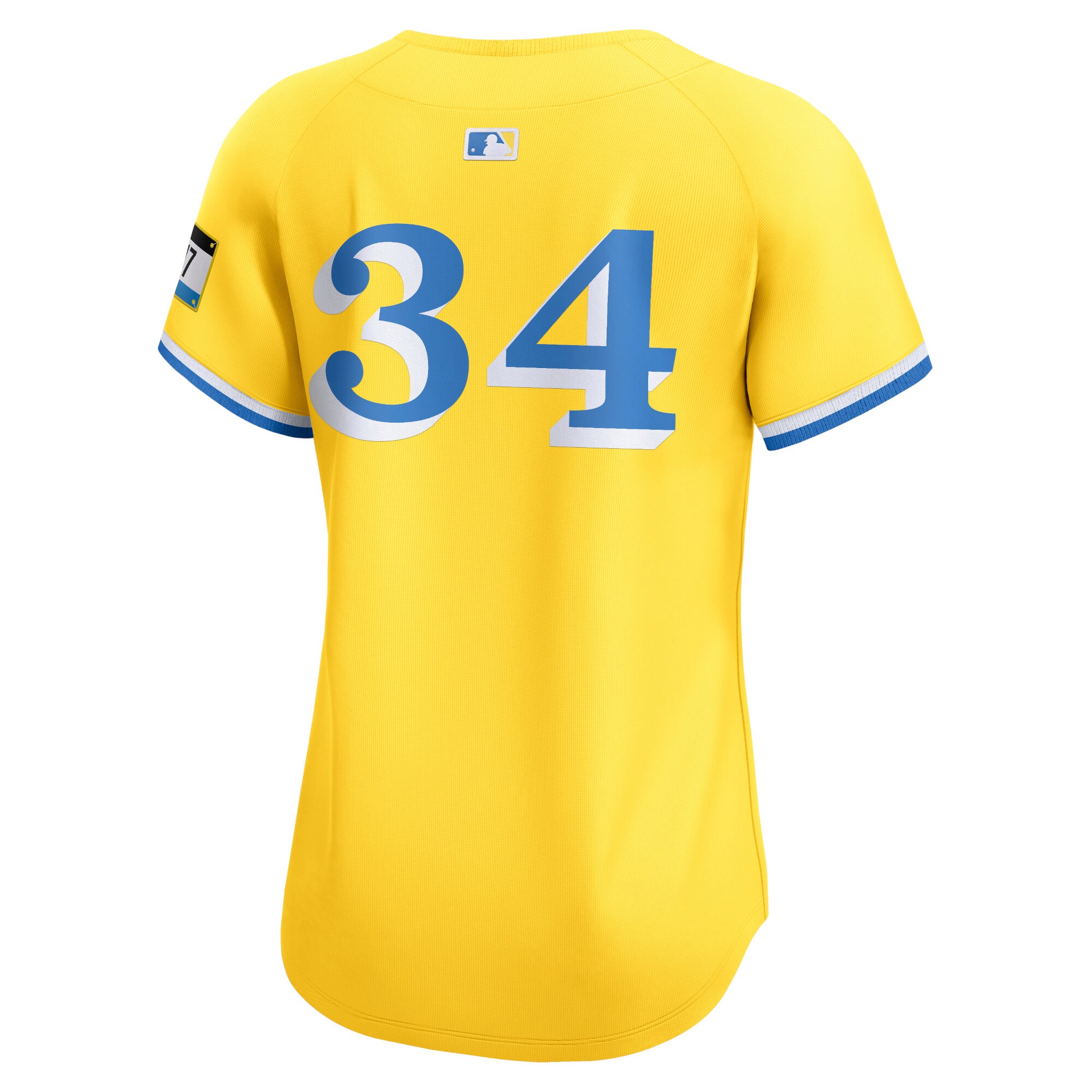 Boston Red Sox David Ortiz Gold City Connect Retired Player MLB Jersey Women's