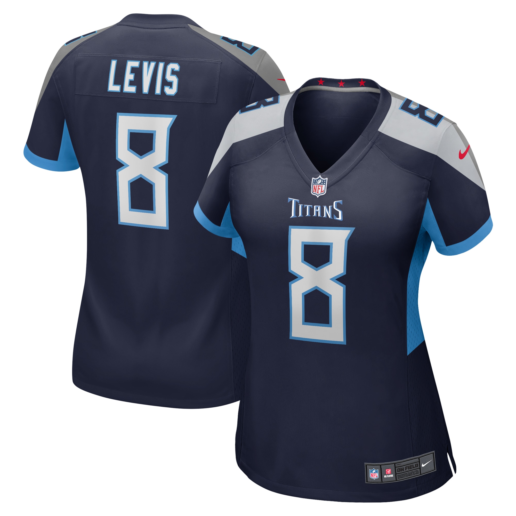 Tennessee Titans Will Levis Navy Game NFL Jersey Women's