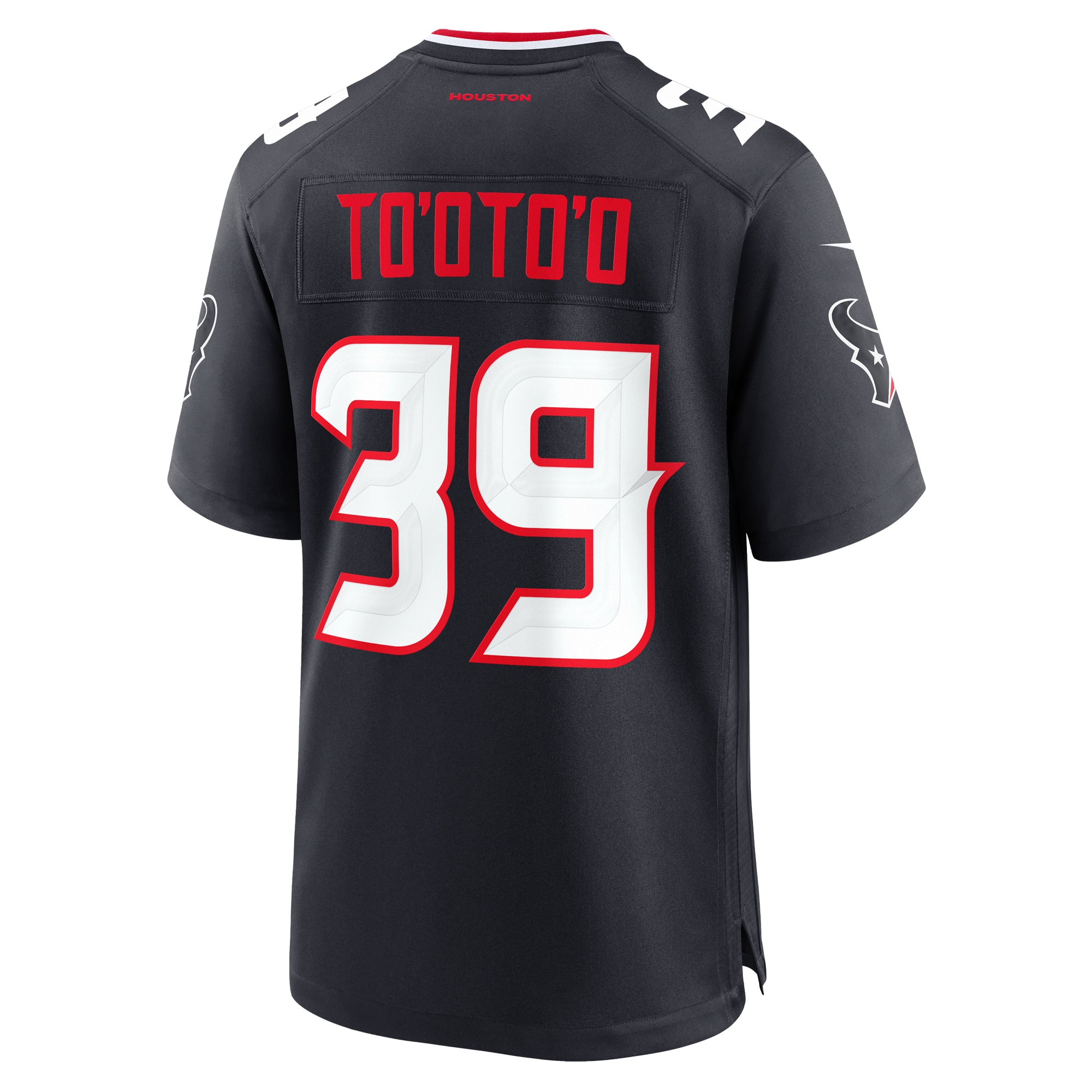 Houston Texans Henry To'oto'o Navy Team Game NFL Jersey Men's