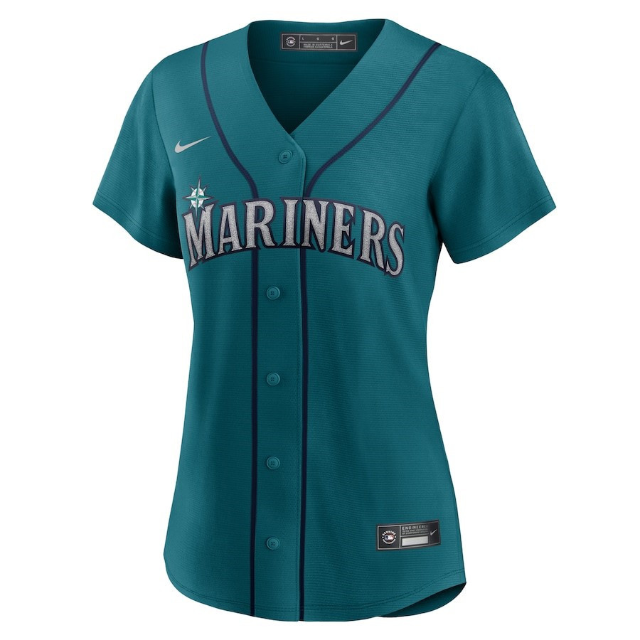 Seattle Mariners Alternate Team Aqua MLB Jersey Women's