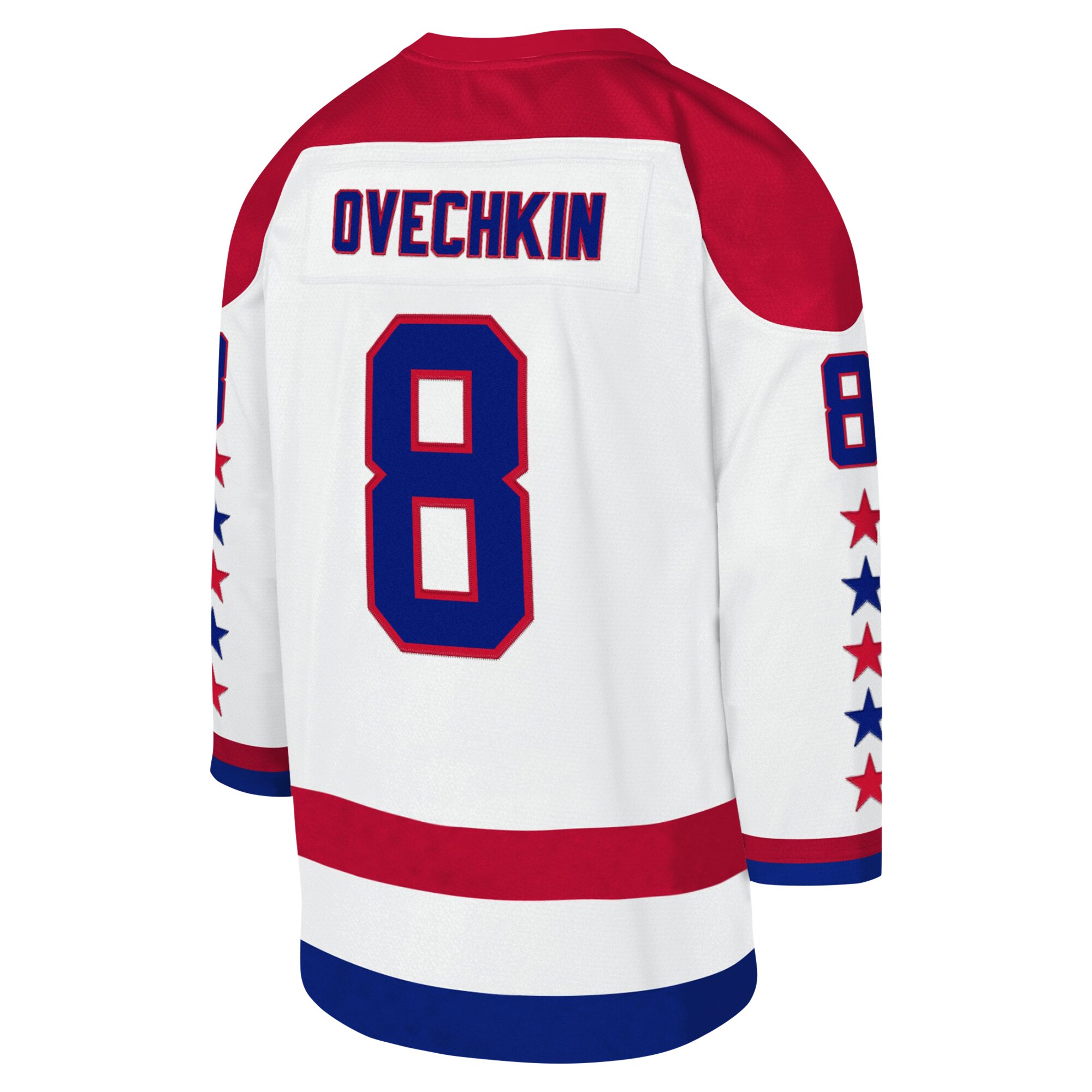 Washington Capitals Alexander Ovechkin Mitchell Ness White 2012-13 Blue Line Captain Patch Player NHL Jersey Youth