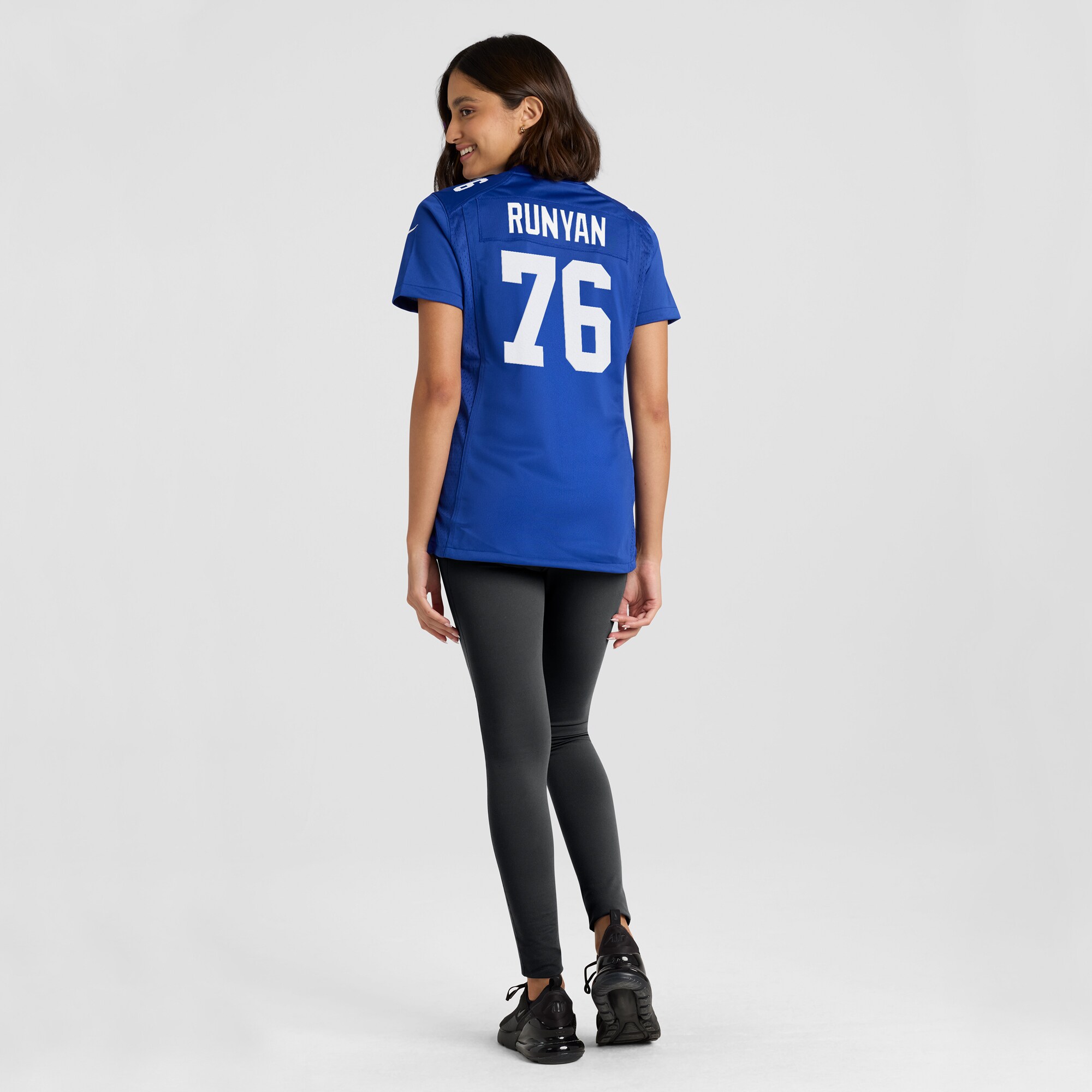 New York Giants Jon Runyan Royal Game NFL Jersey Women's