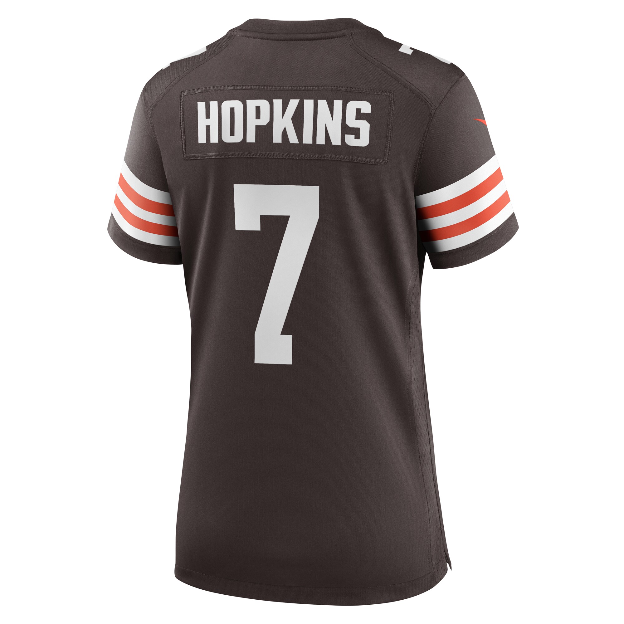 Cleveland Browns Dustin Hopkins Brown Team Game NFL Jersey Women's