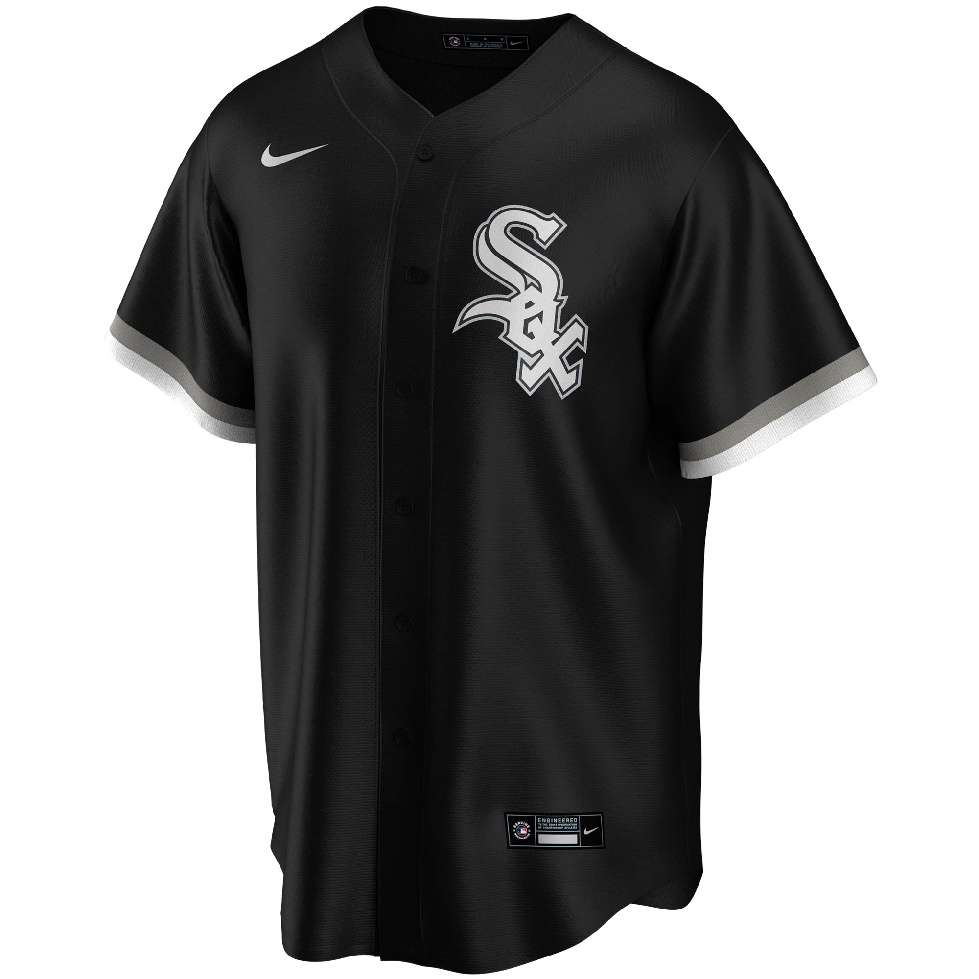 Chicago White Sox Yoan Moncada Black Alternate Player MLB Jersey Youth