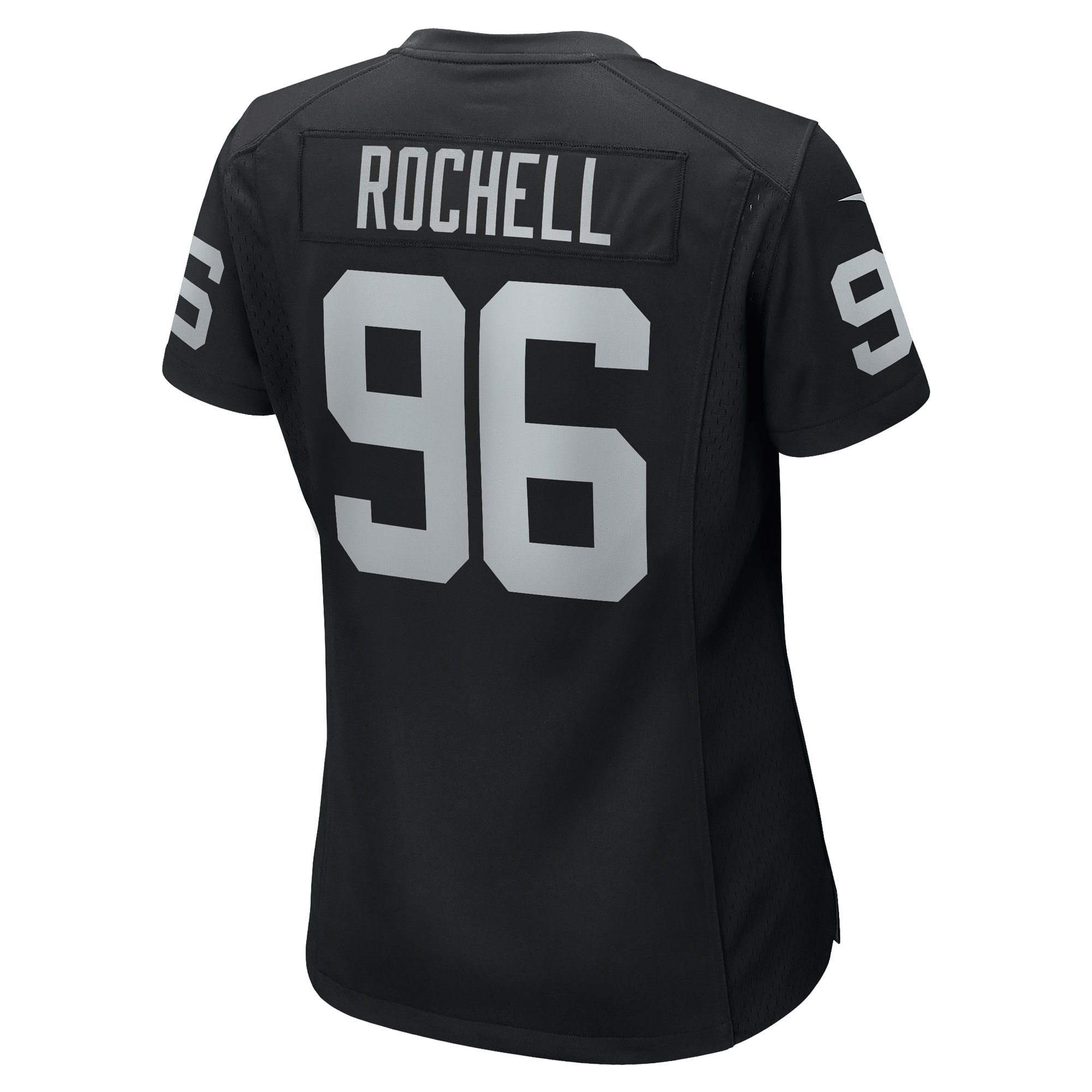 Las Vegas Raiders Isaac Rochell Black Team Game NFL Jersey Women's