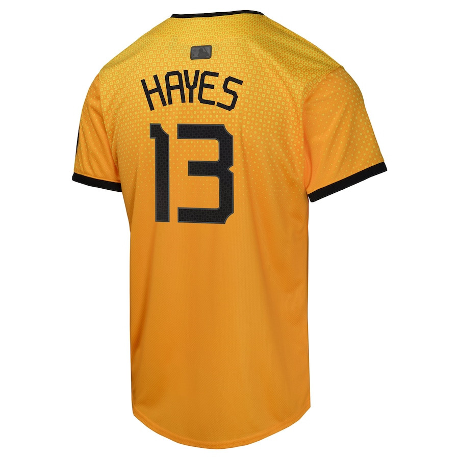 Ke'Bryan Hayes 13 Pittsburgh Pirates City Connect Limited Gold MLB Jersey Youth