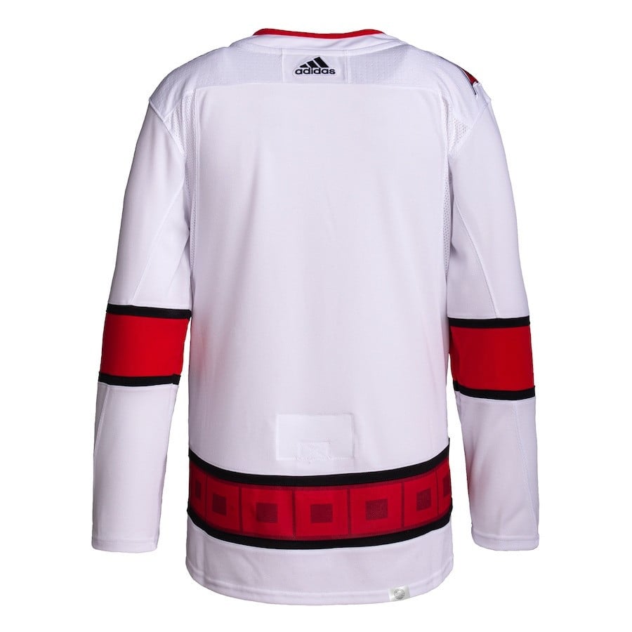 Carolina Hurricanes 2024 Playoffs Patch Away White NHL Jersey Men's
