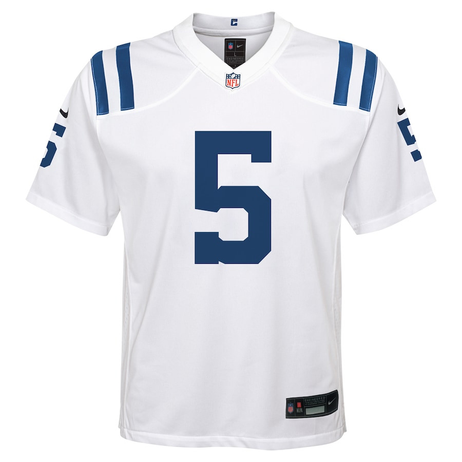 Anthony Richardson 5 Indianapolis Colts Player Game White NFL Jersey Youth