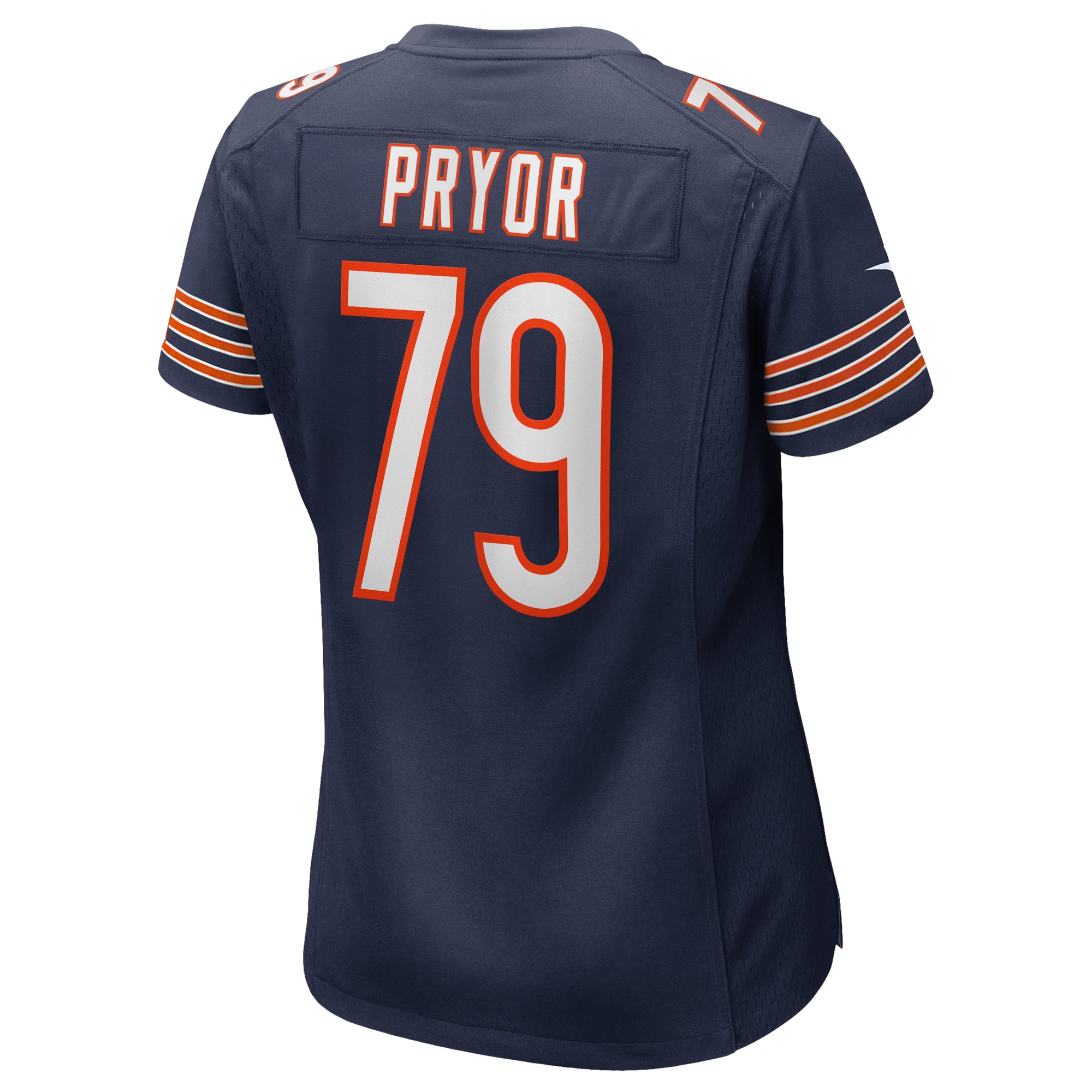 Chicago Bears Matt Pryor Navy Game NFL Jersey Women's