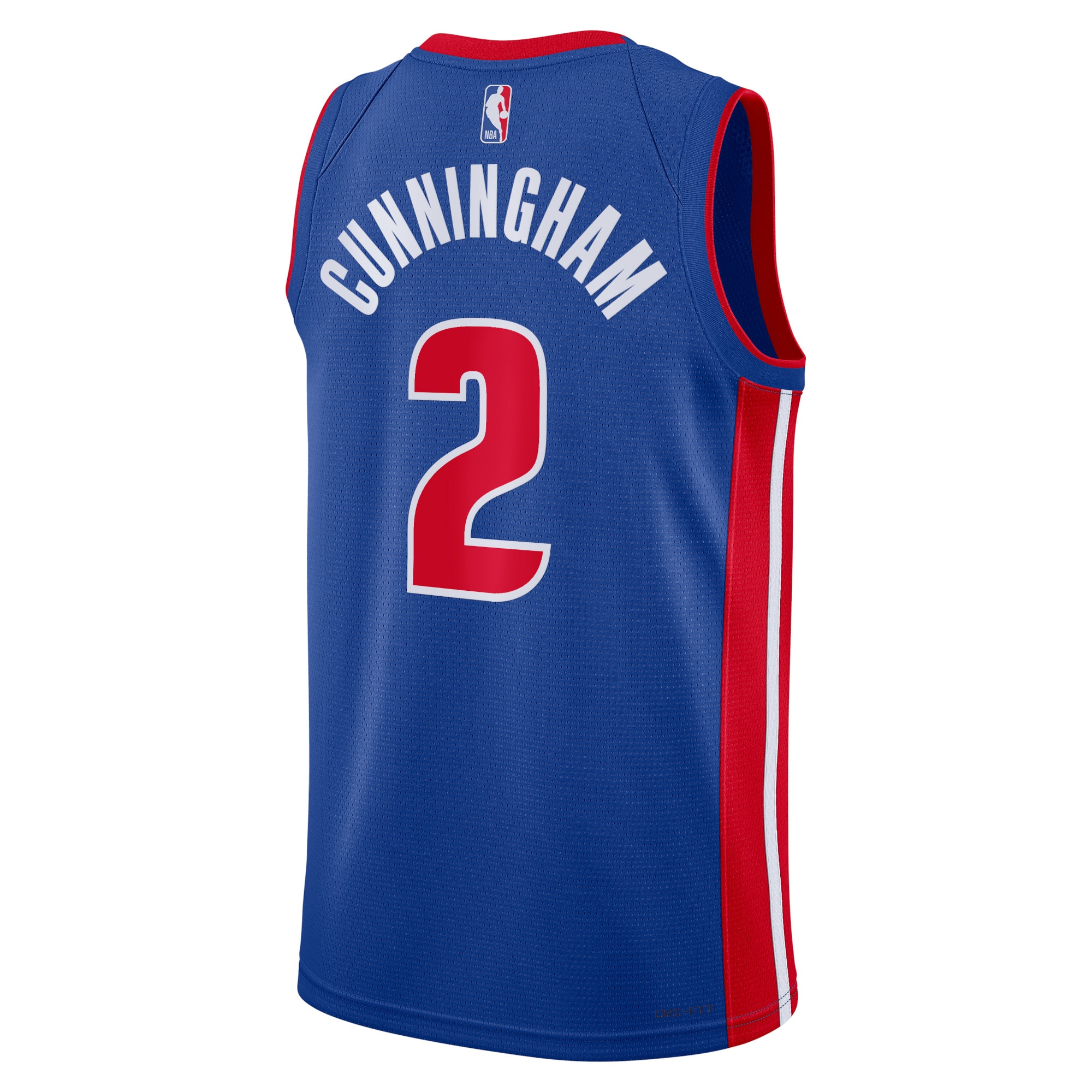 Detroit Pistons Icon Edition Swingman Blue Cade Cunningha NBA Jersey Youth