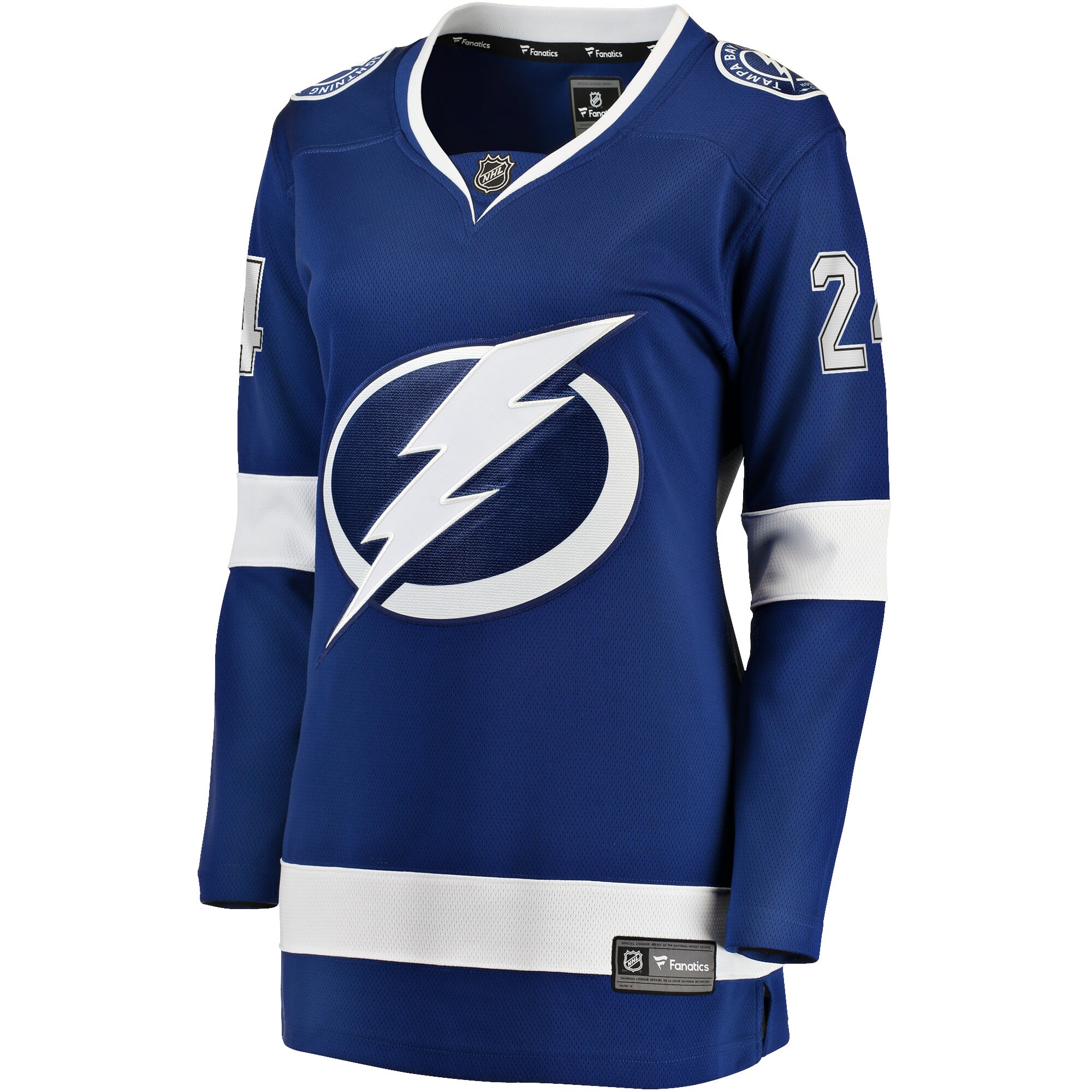 Tampa Bay Lightning Zach Bogosian Blue Home Breakaway Player NHL Jersey Women's