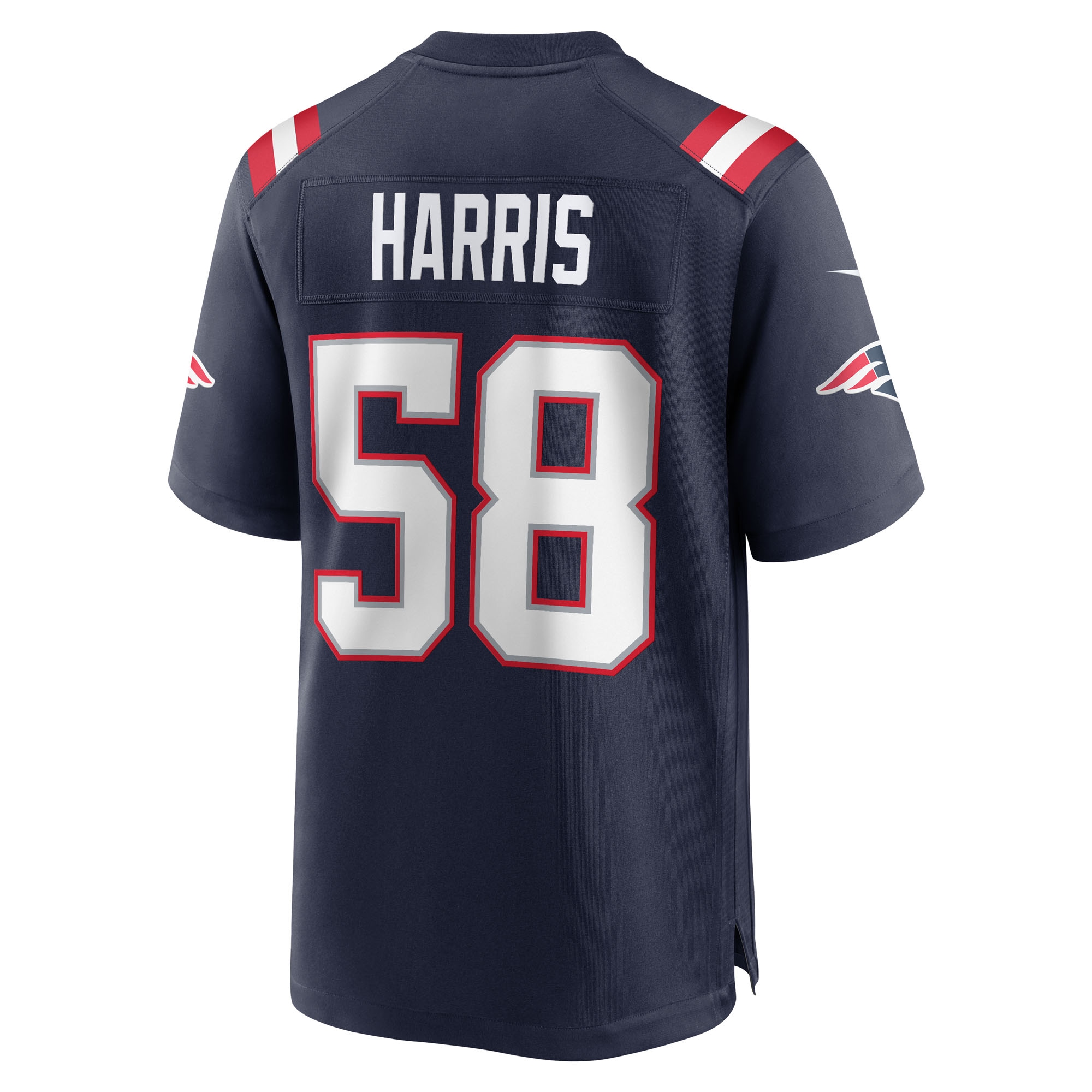 New England Patriots Marcus Harris Navy Team Game NFL Jersey Men's